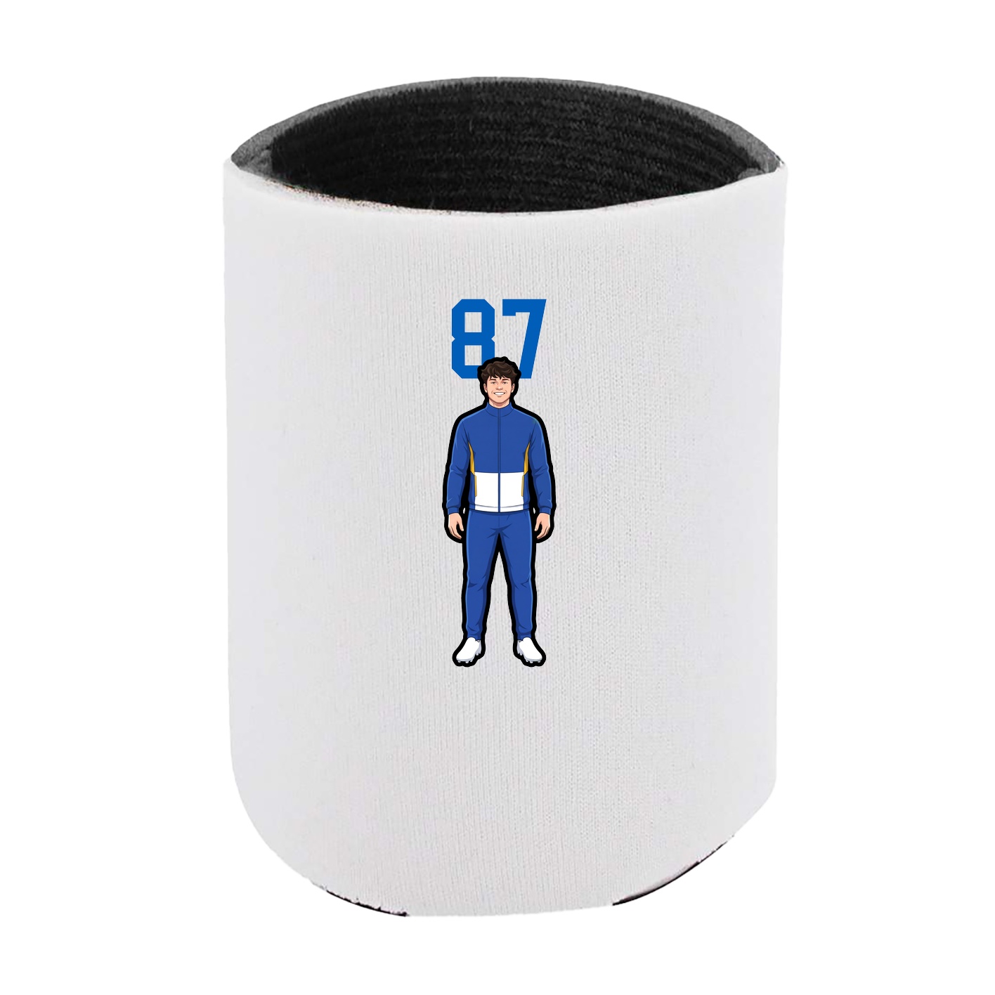 Can Holder — Number Top in White