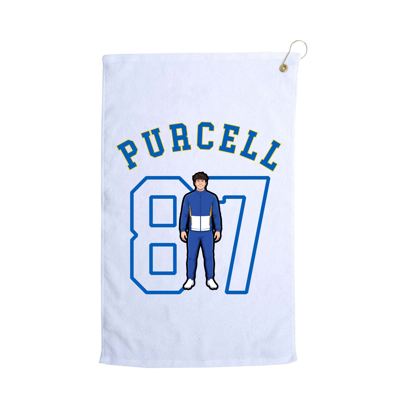 Golf Towel — Shirsey Arch in White