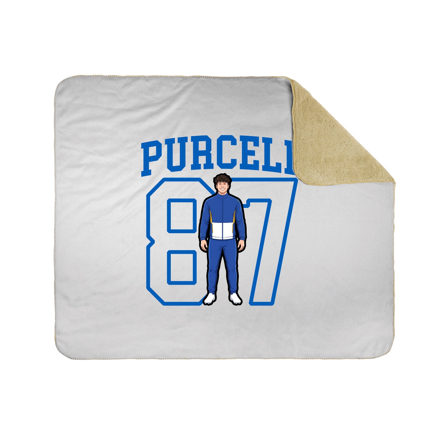 Throw Blanket — Shirsey in White