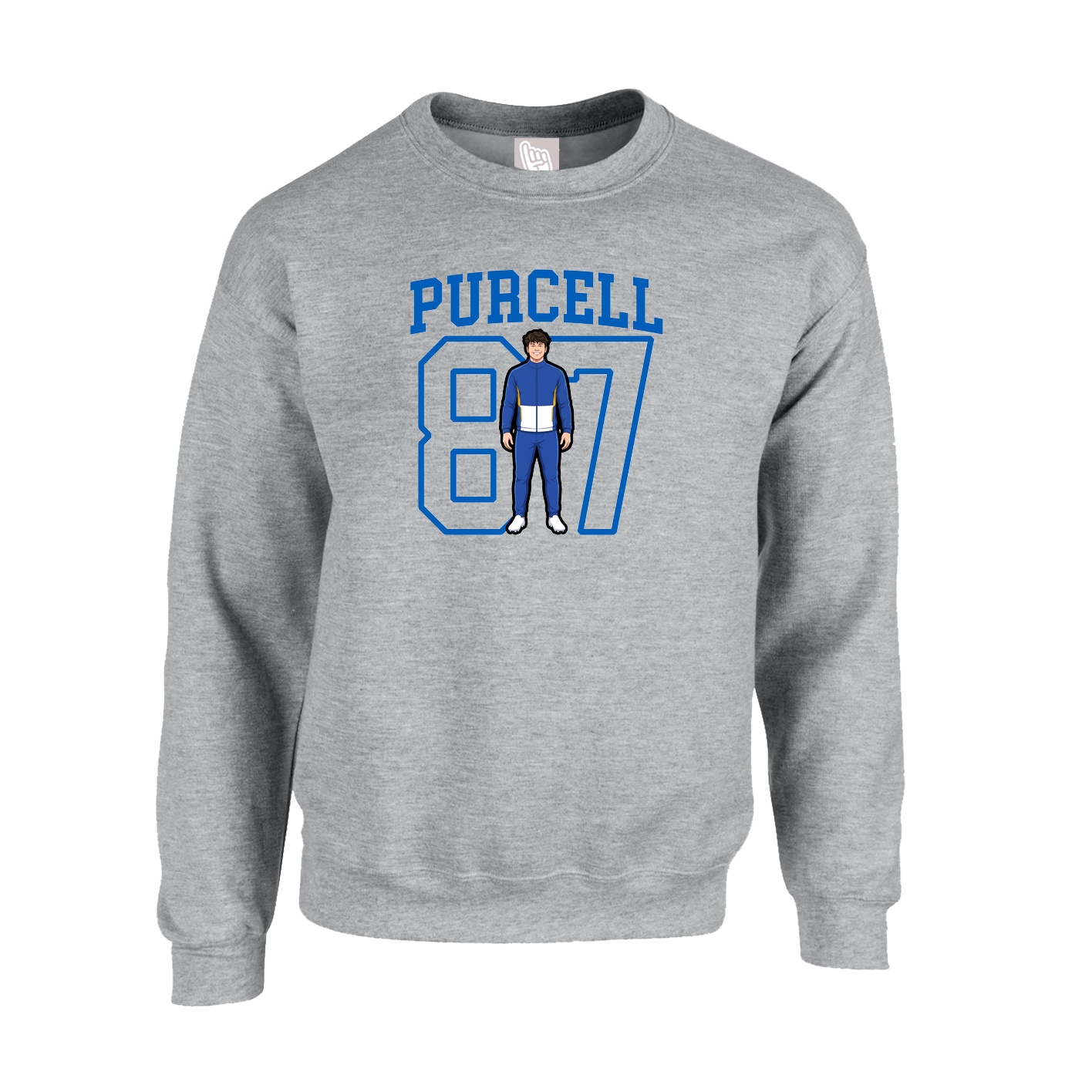 Fleece Crew — Shirsey in Grey