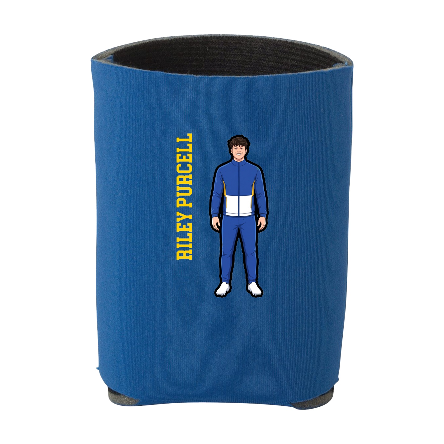 Can Holder — Name Vertical in Royal