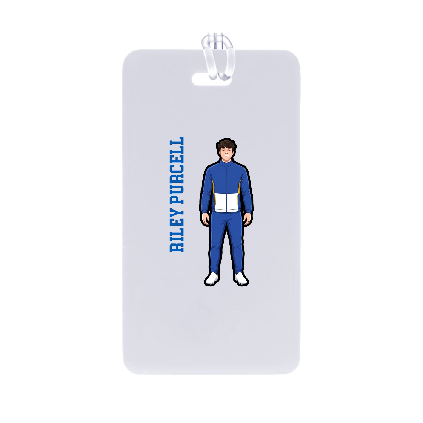 Bag Tag — Name Vertical in Classic