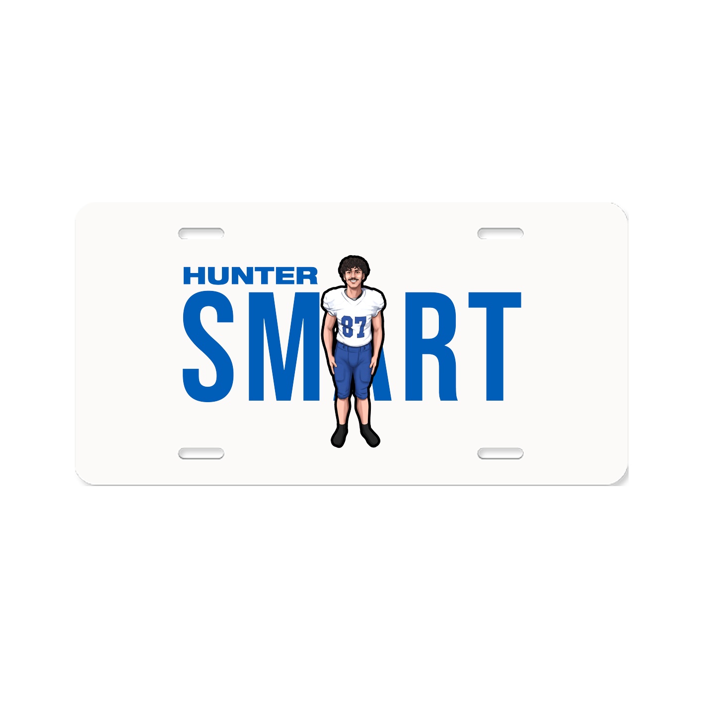 License Plate — Player Name in Classic