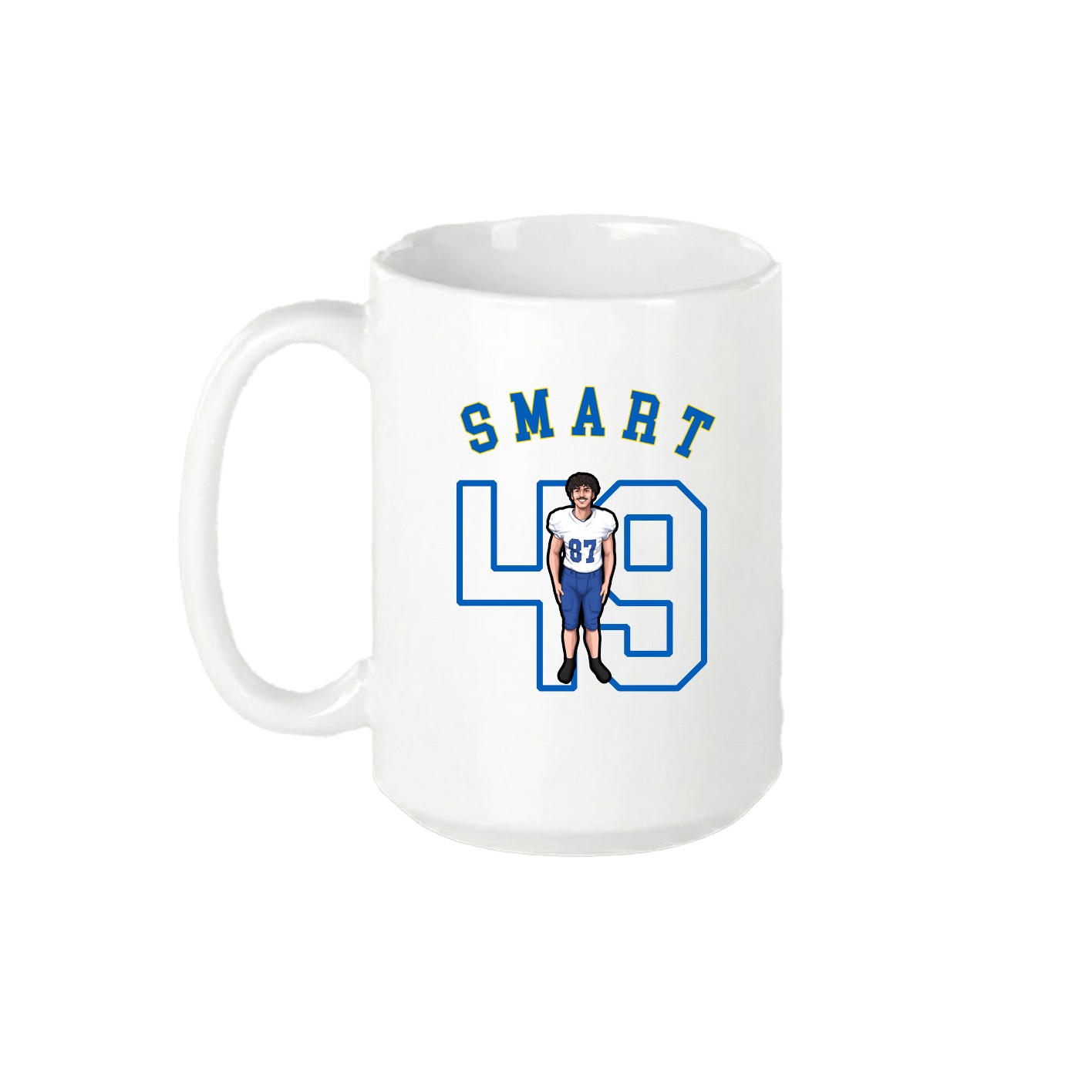 15oz Coffee Mug — Shirsey Arch in White