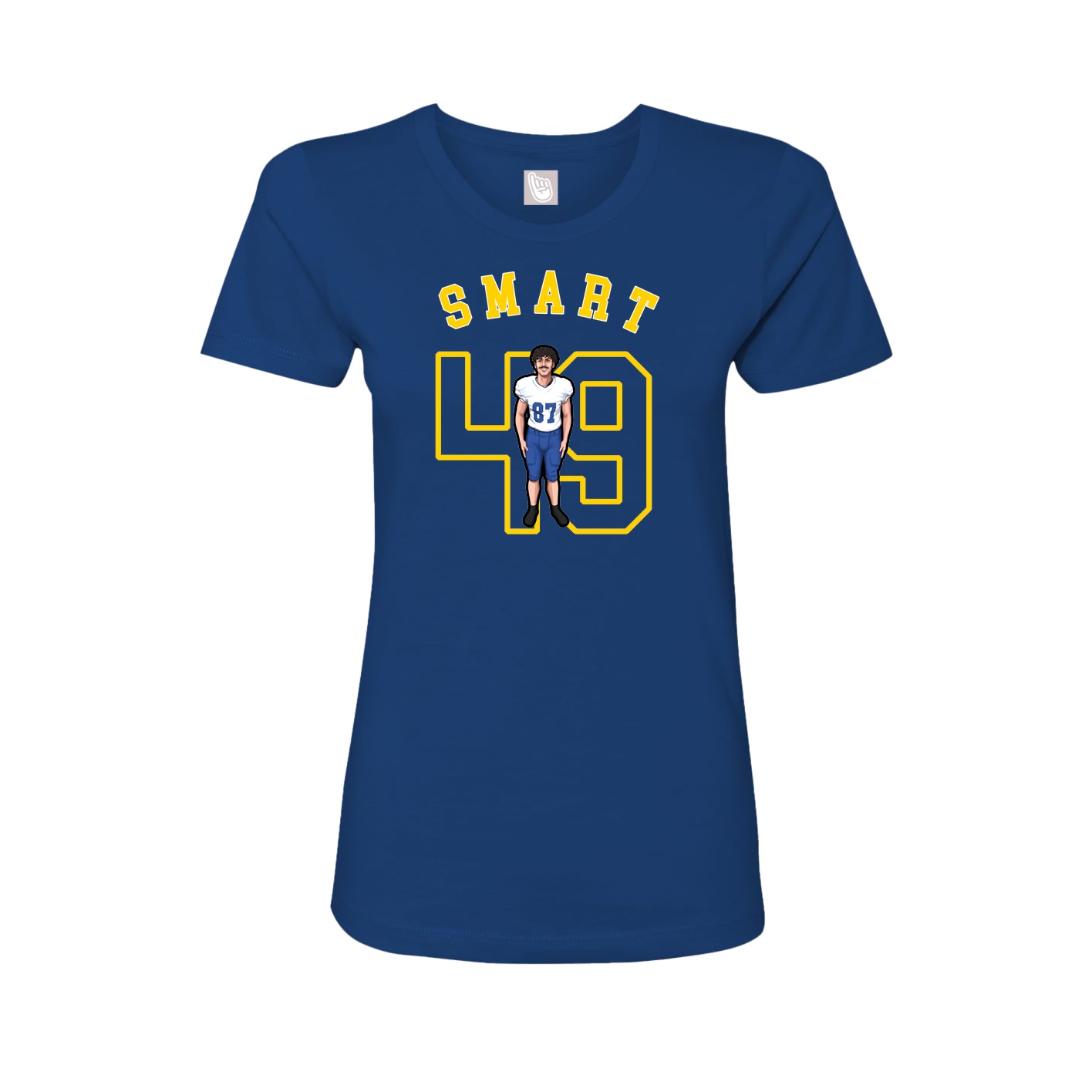 Fitted Women's Tee — Shirsey Arch in Royal