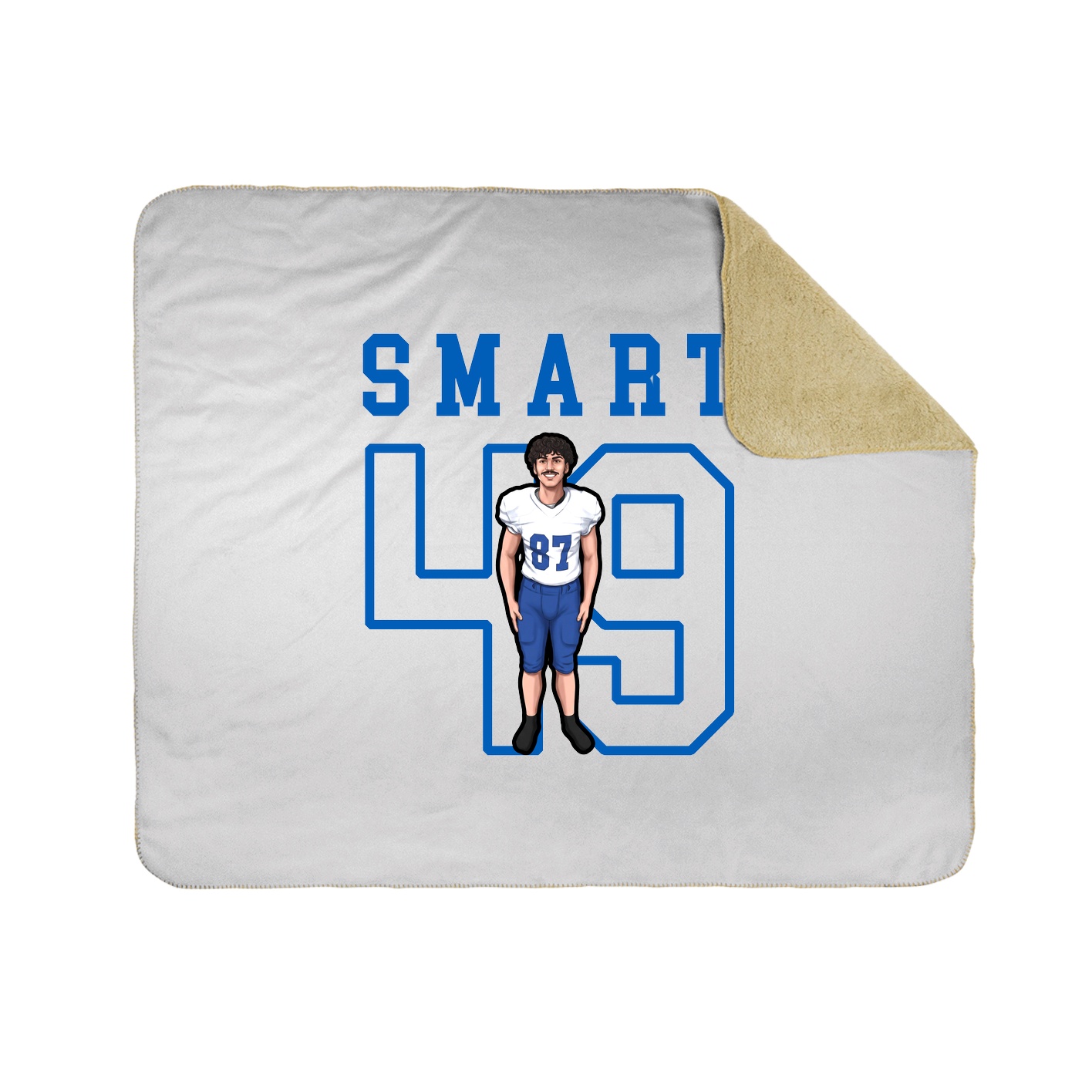 Throw Blanket — Shirsey in White