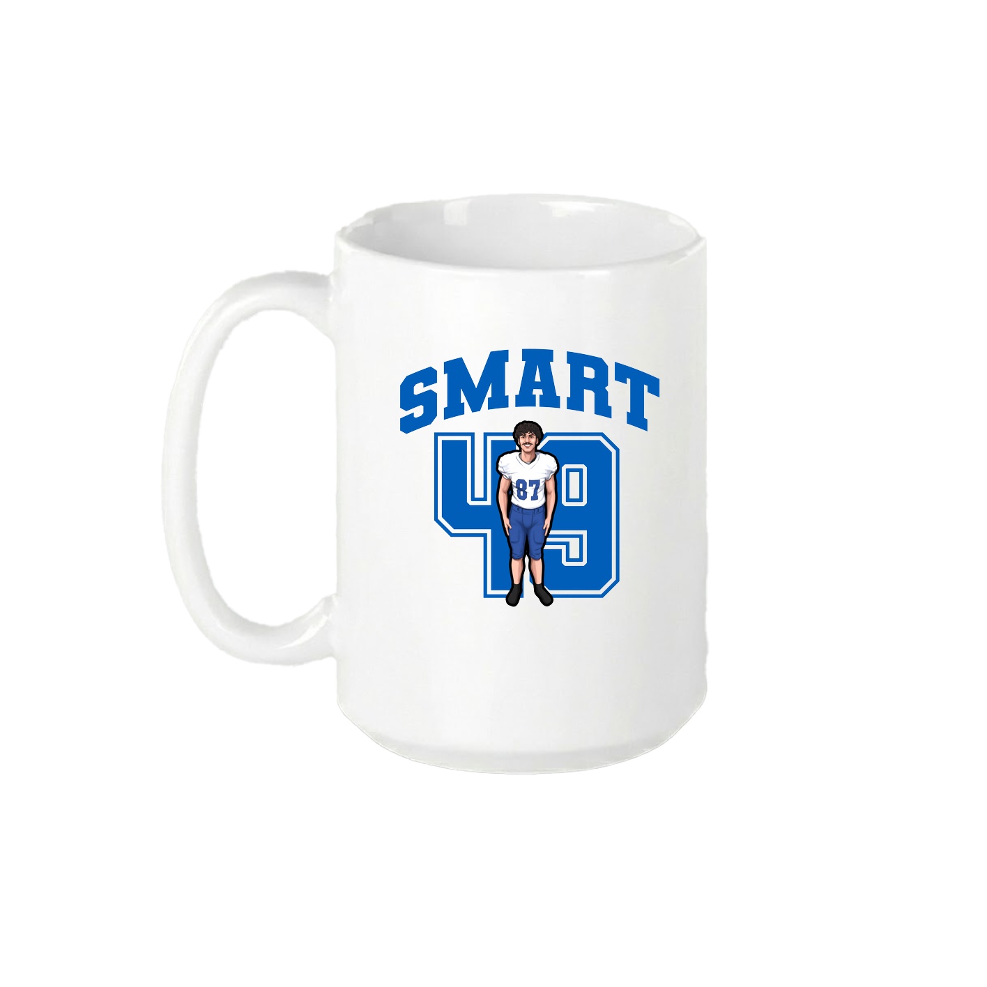 15oz Coffee Mug — Number in White