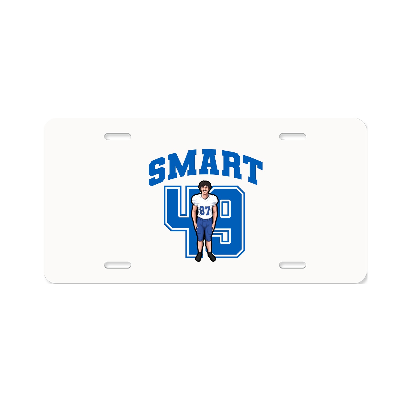 License Plate — Number in Classic