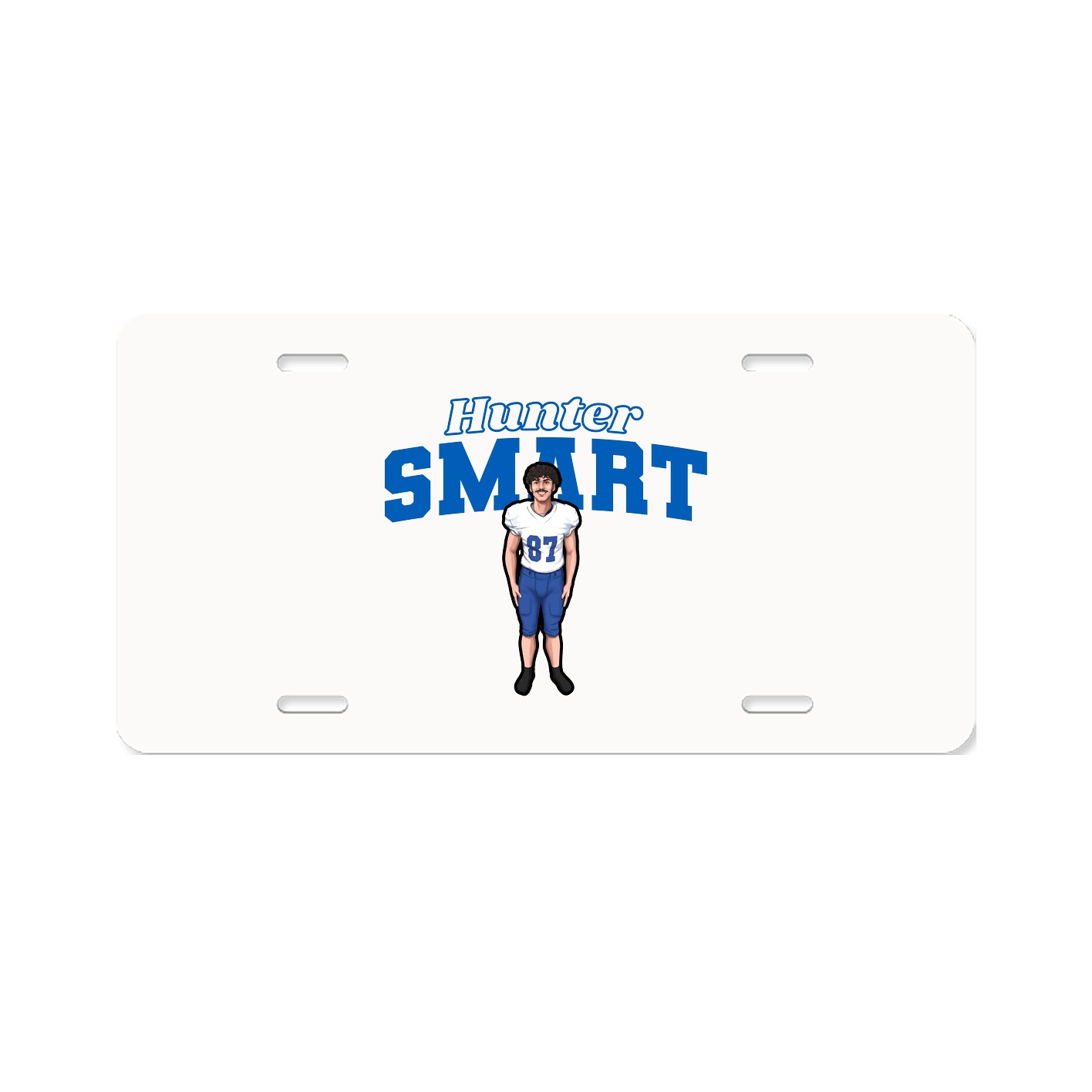 License Plate — Name Arch in Classic