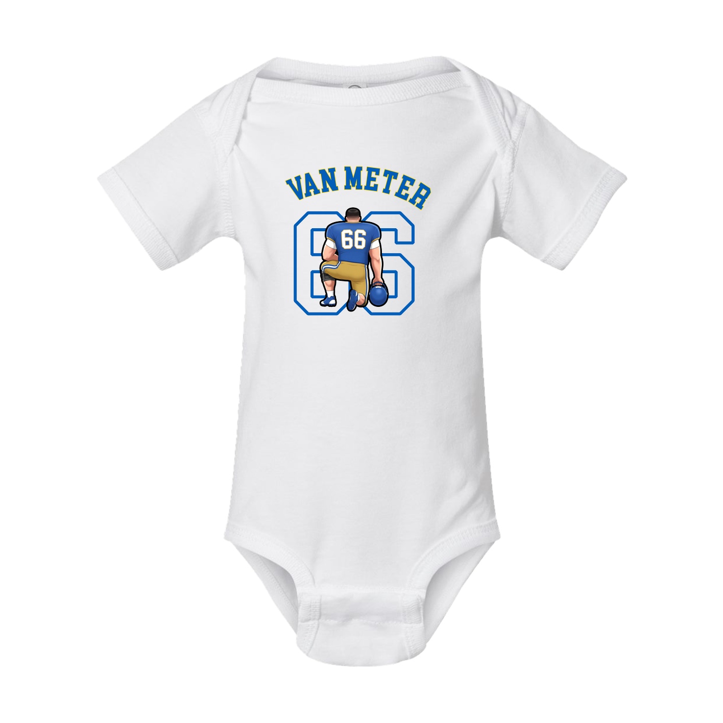 Baby Onesie — Shirsey Arch in White