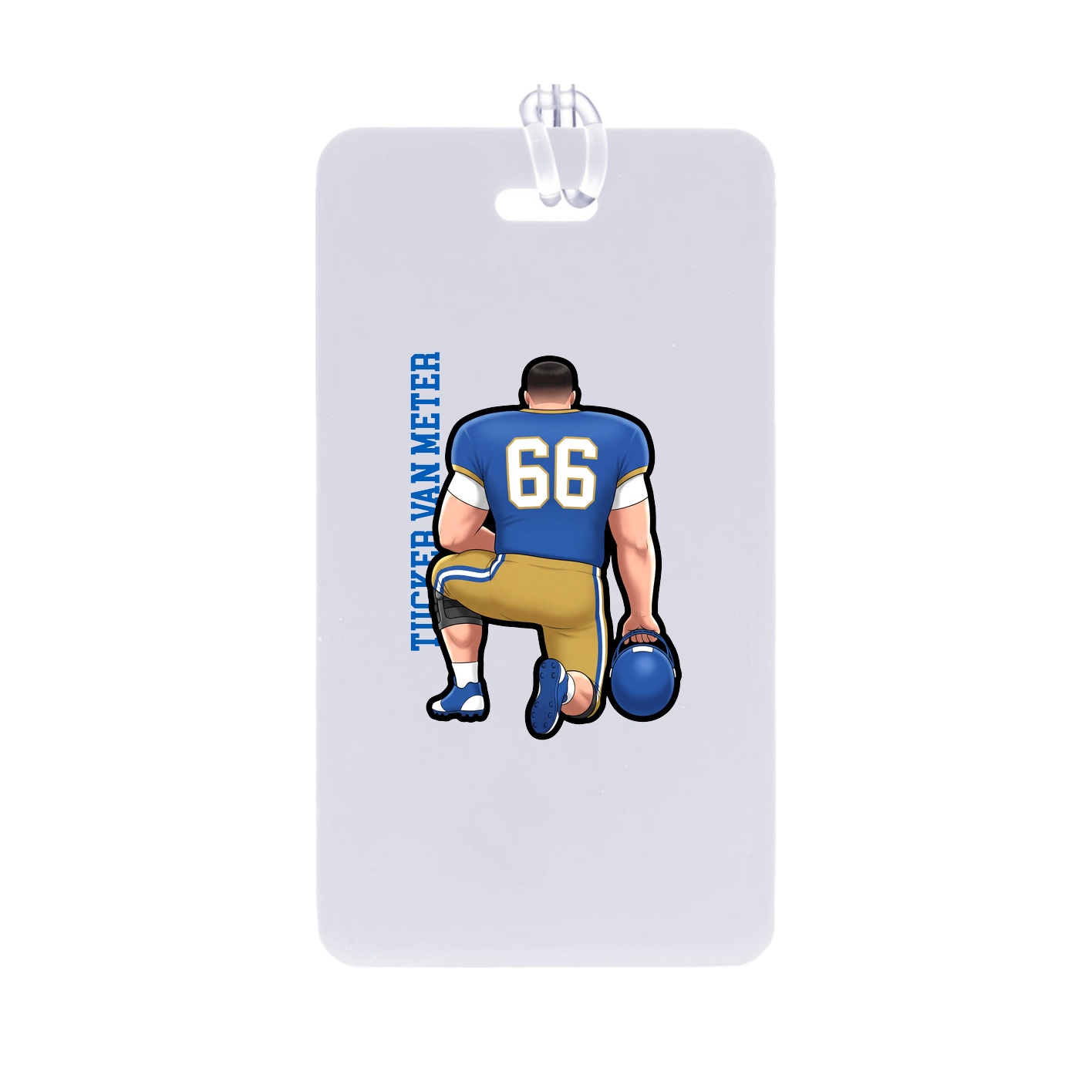 Bag Tag — Name Vertical in Classic
