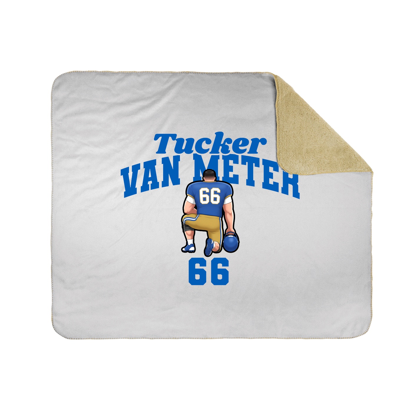 Throw Blanket — Signature Arch in White