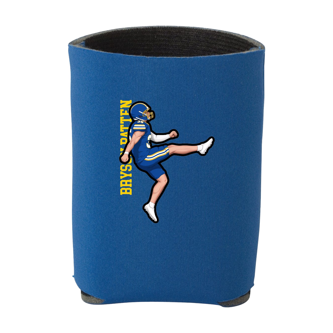 Can Holder — Name Vertical in Royal