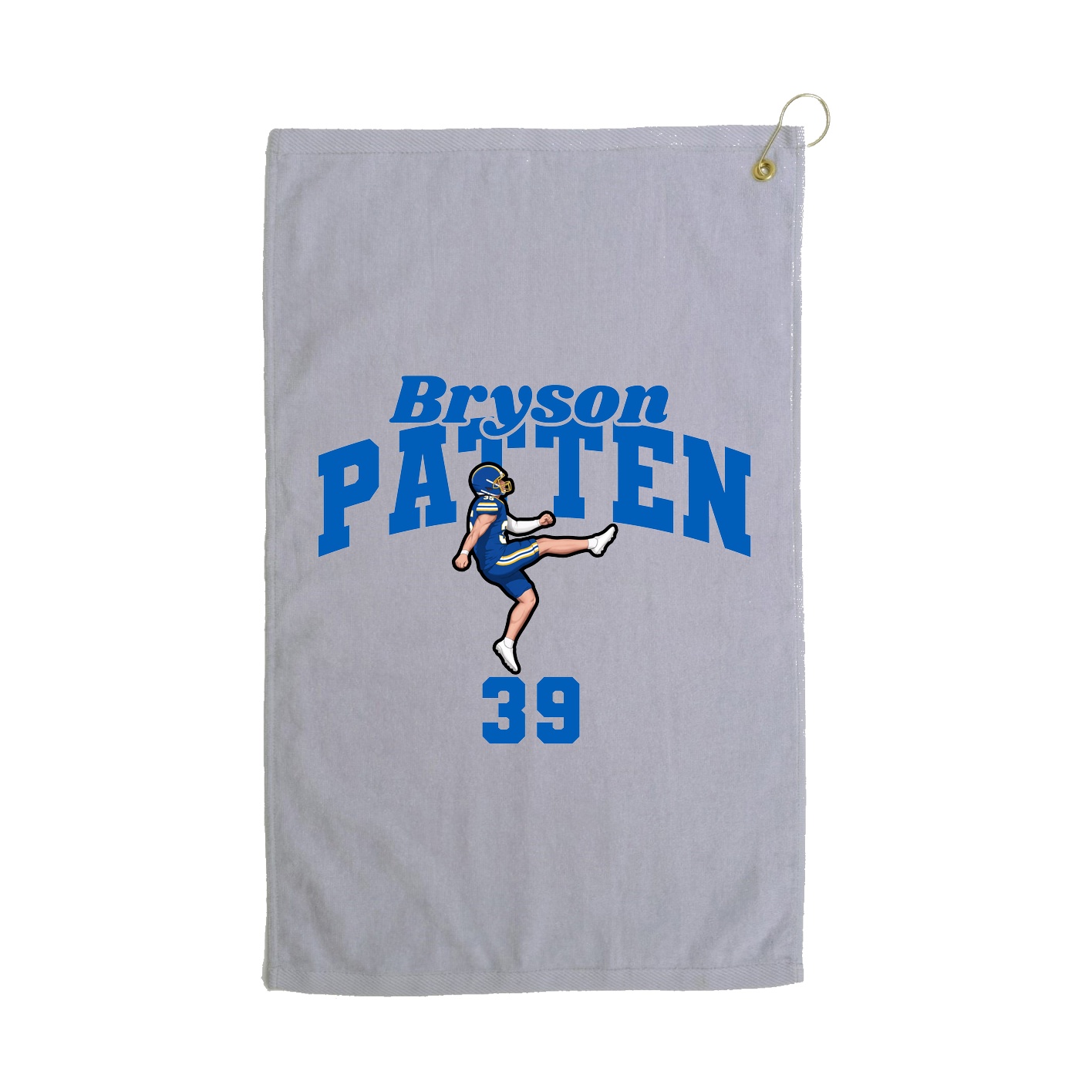 Golf Towel — Signature Arch in Grey