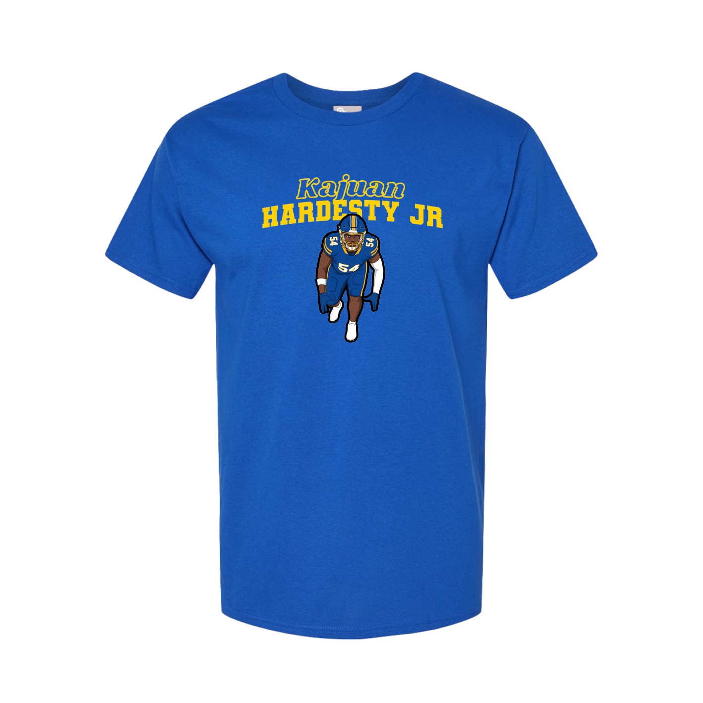 Youth Tee — Name Arch in Royal