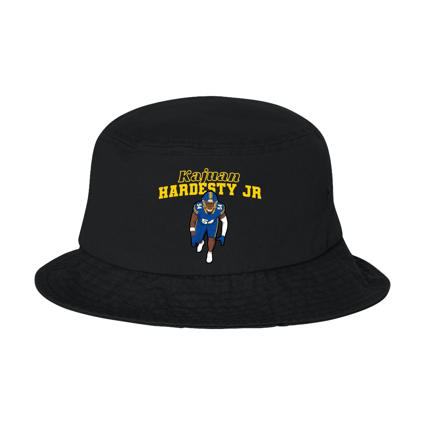 Bucket Cap — Name Arch in Black