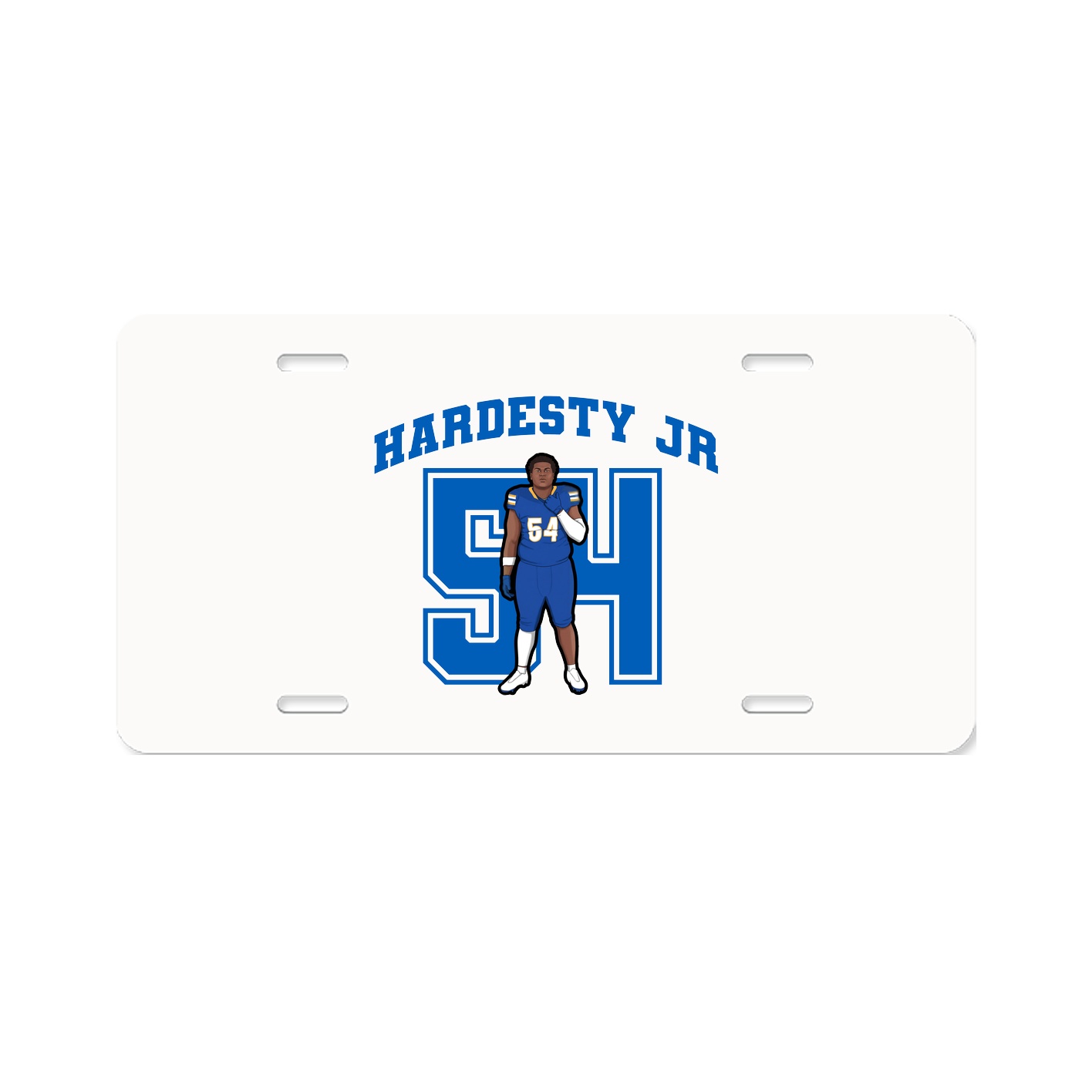 License Plate — Number in Classic