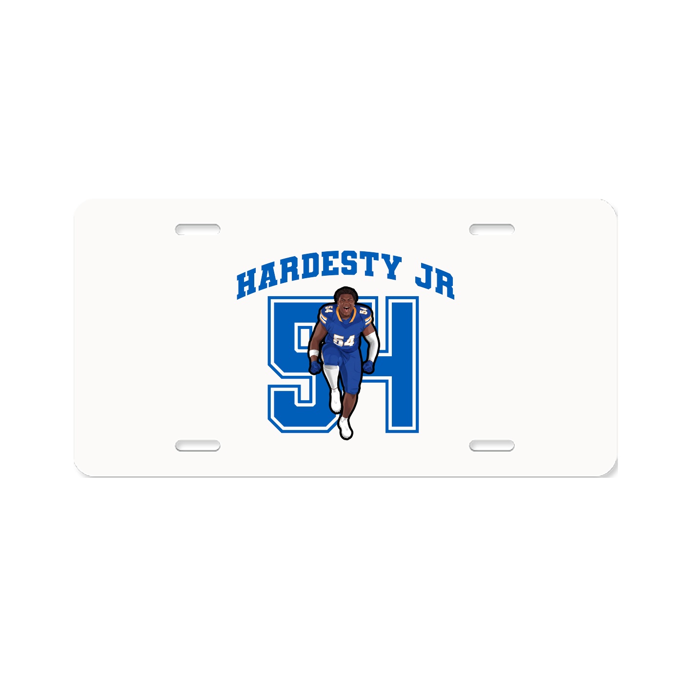 License Plate — Number in Classic