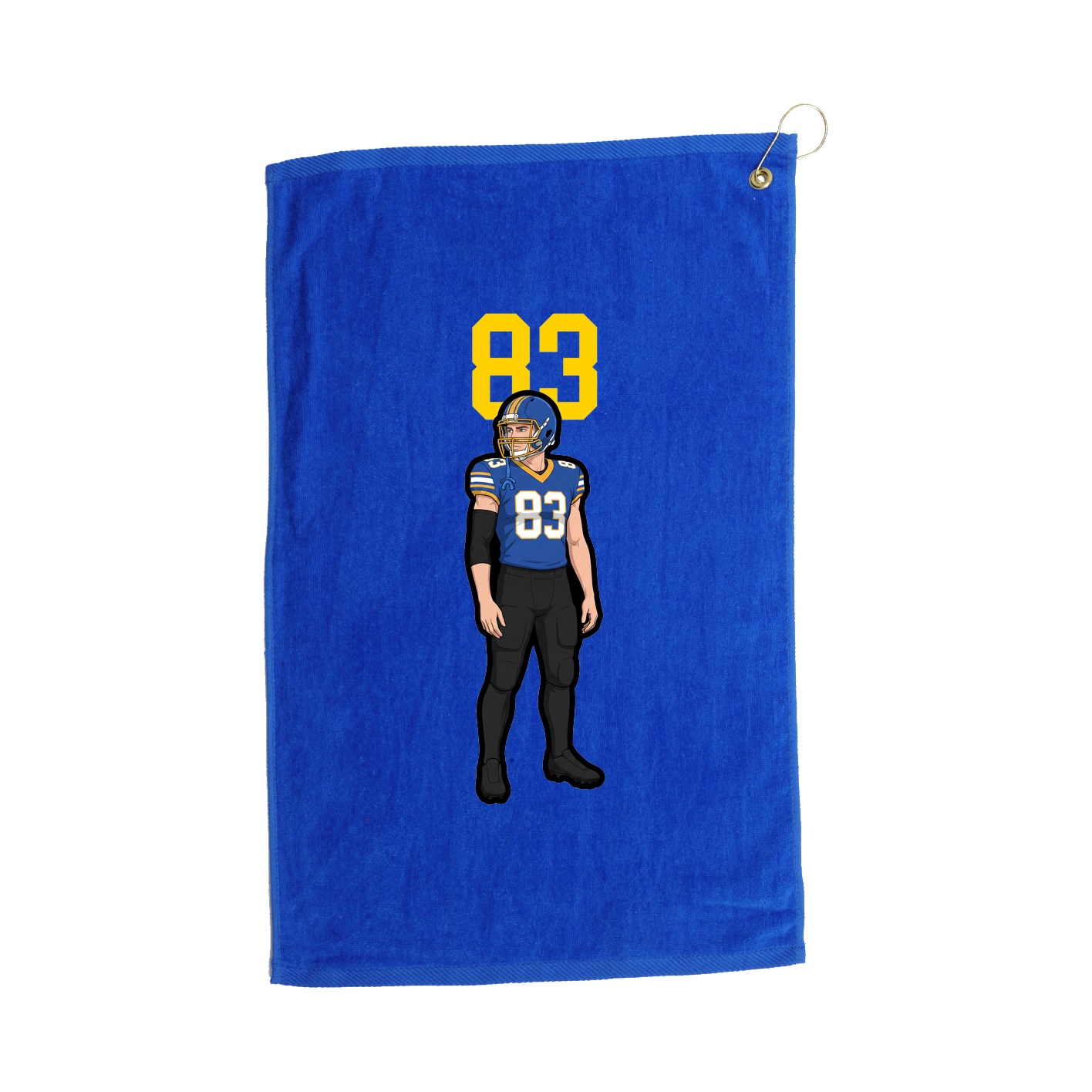 Golf Towel — Number Top in Royal