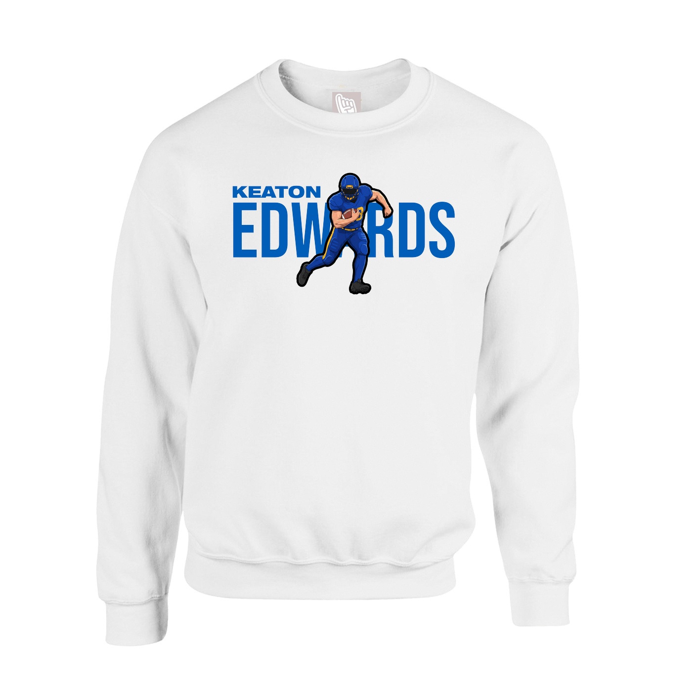 Fleece Crew — Player Name in White
