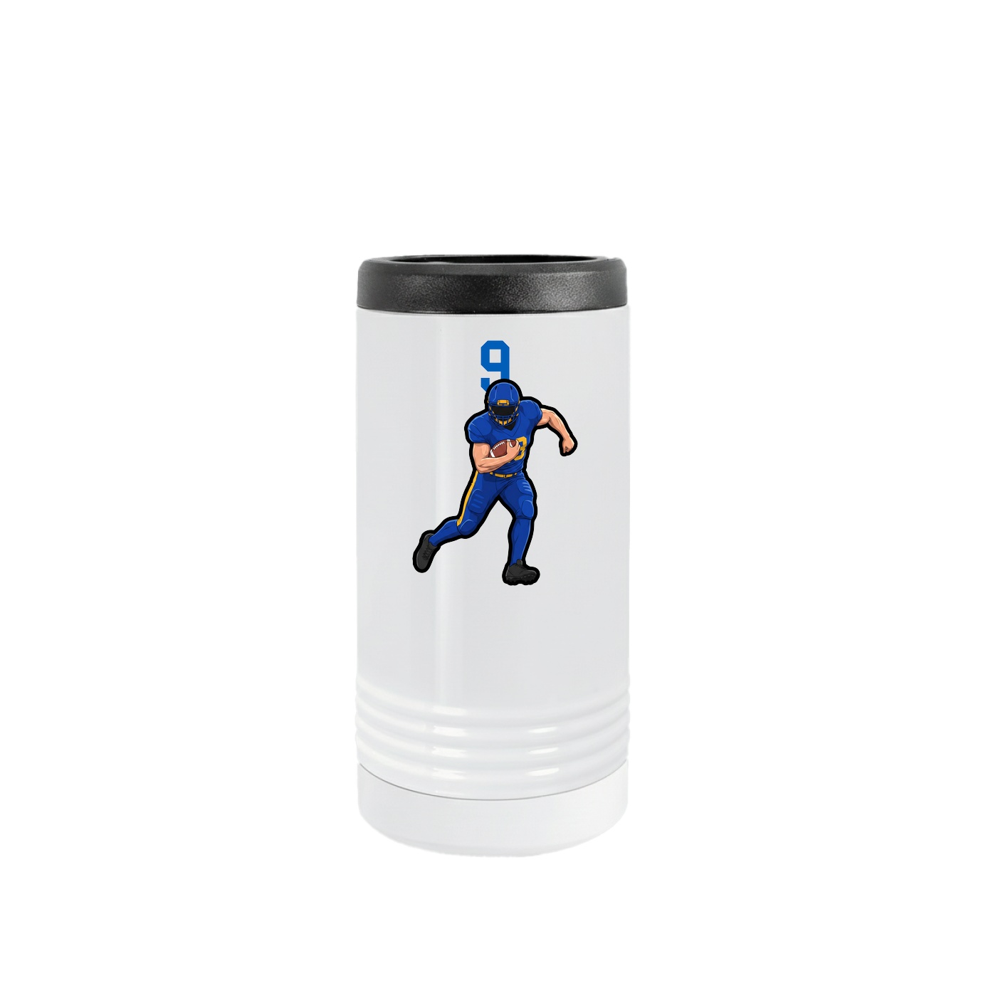 Slim Beverage Holder — Number Top in White