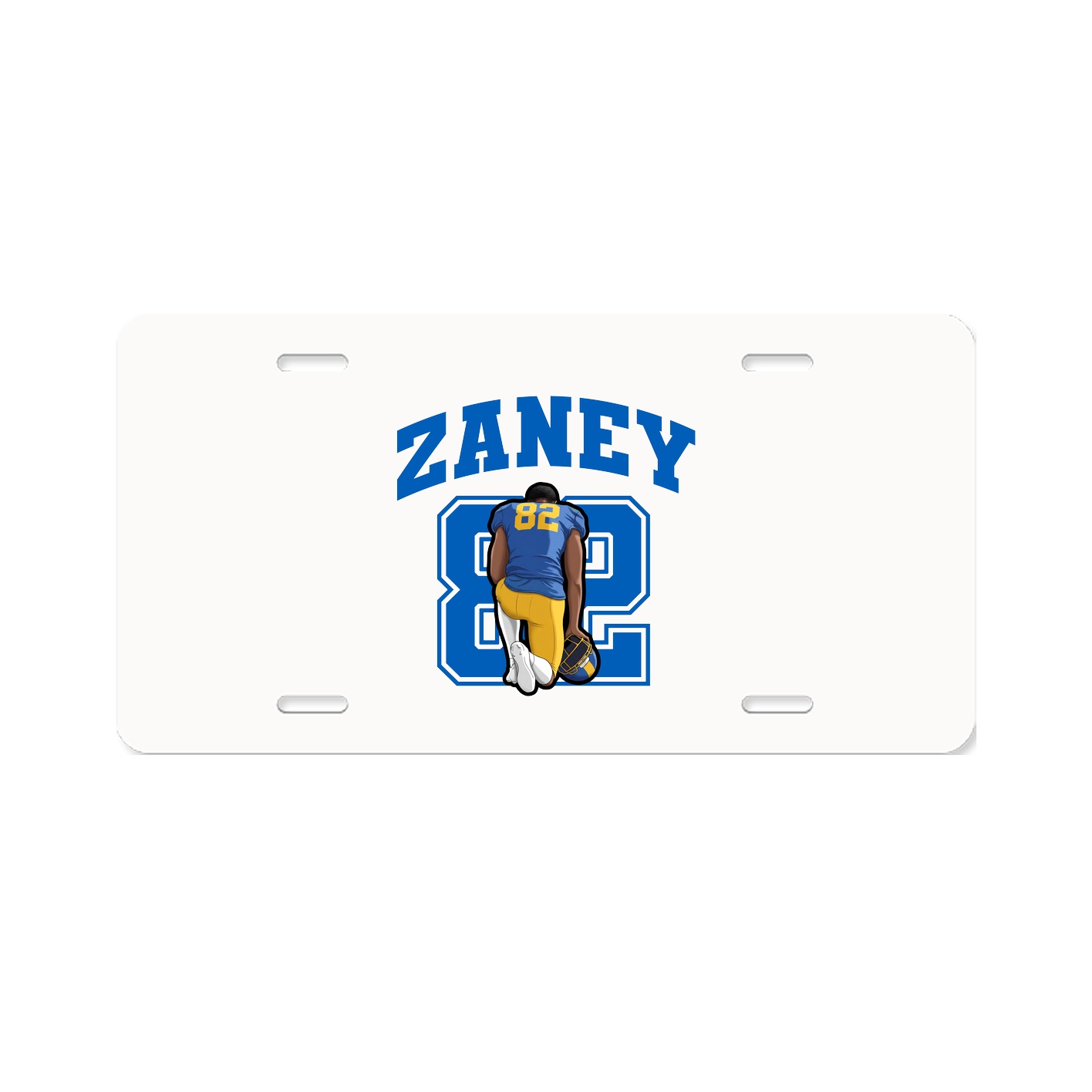 License Plate — Number in Classic