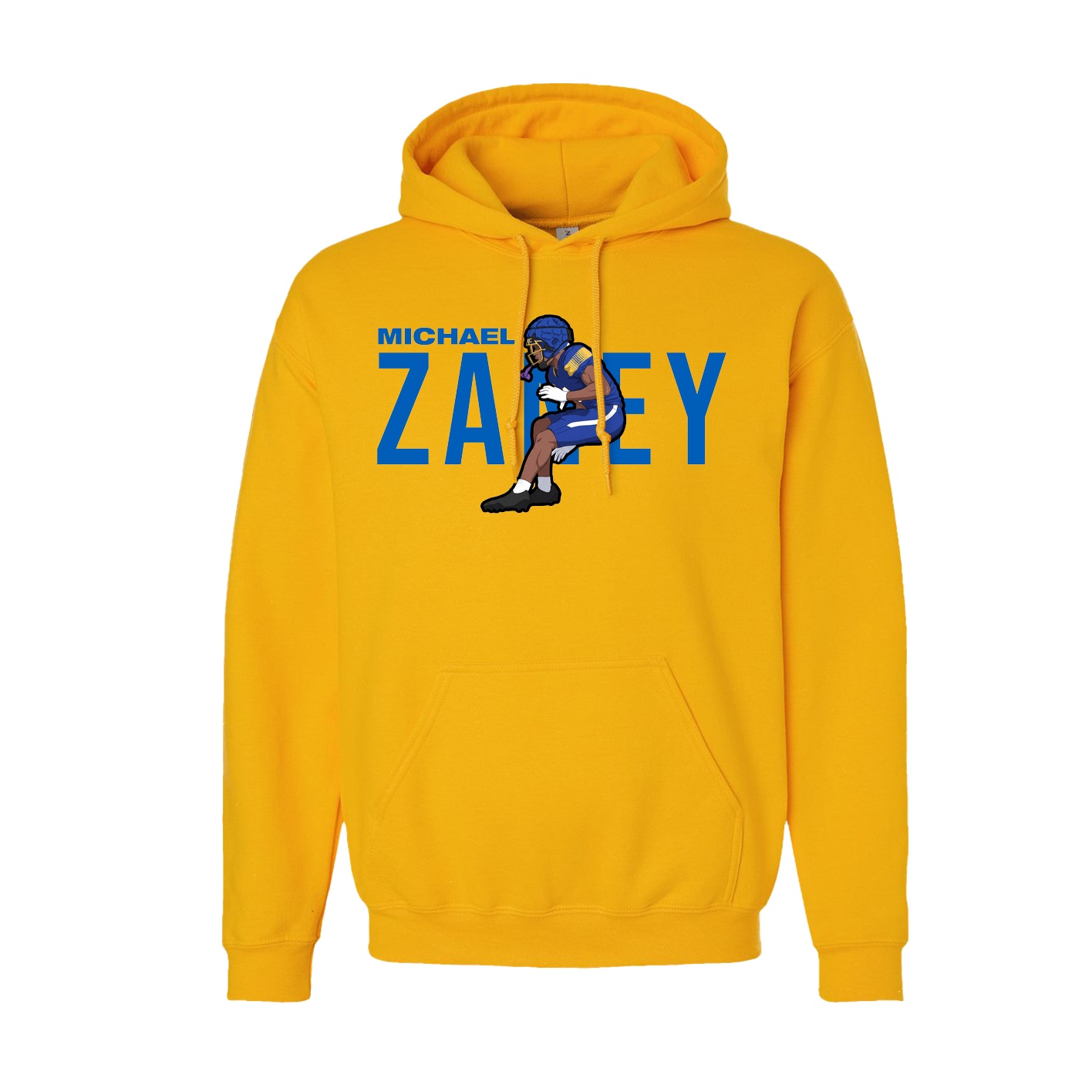 Youth Hoodie — Player Name in Gold