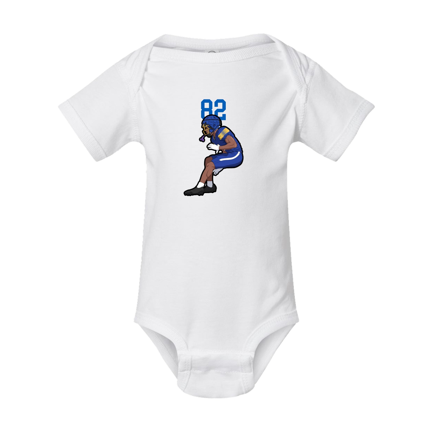 Baby Onesie — Number Top in White