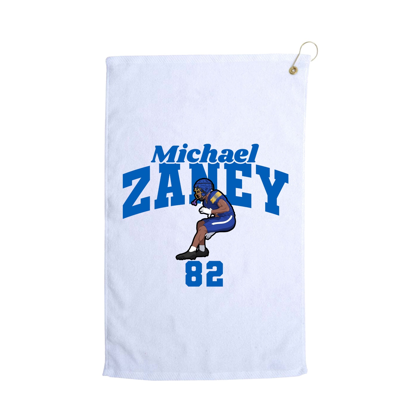 Golf Towel — Signature Arch in White