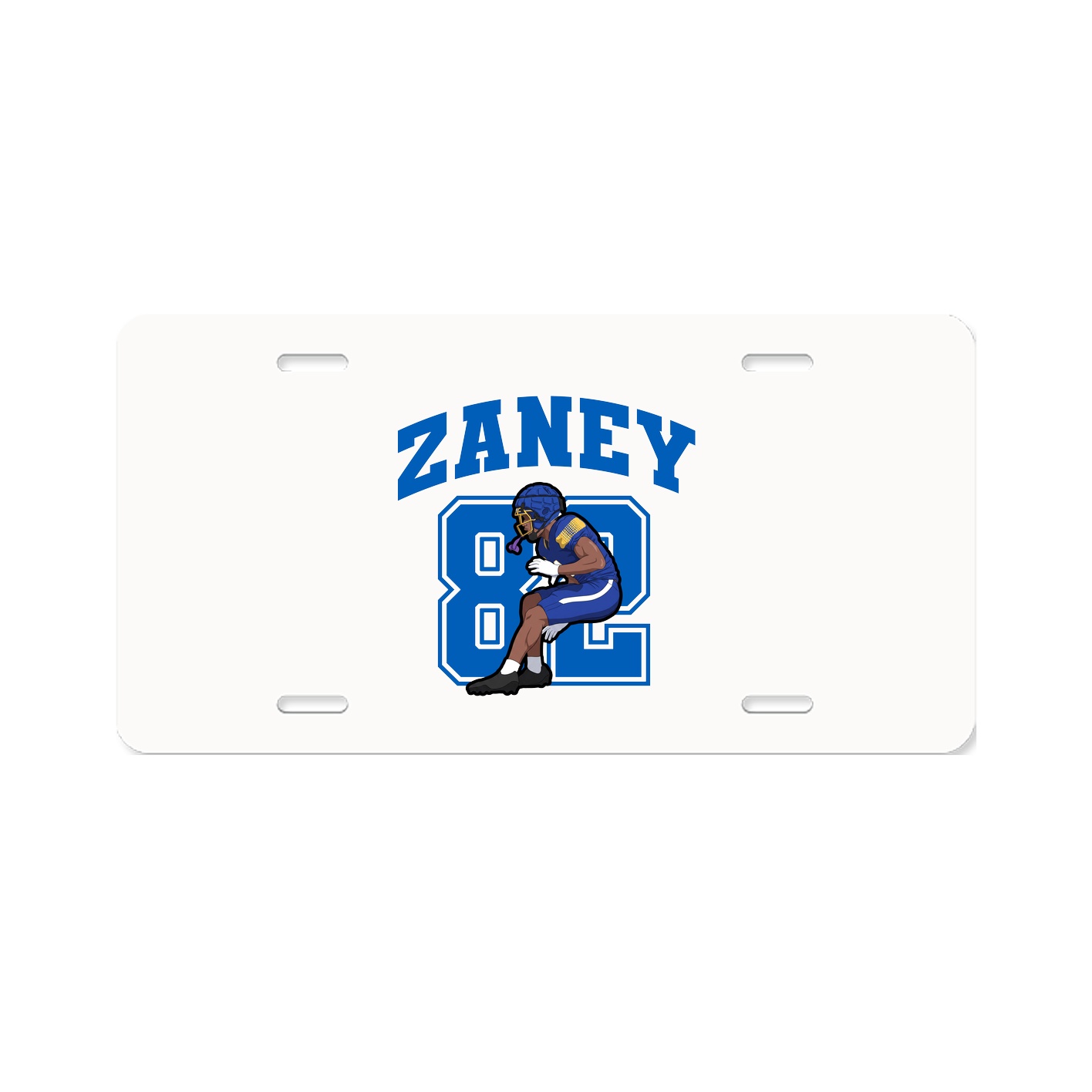 License Plate — Number in Classic