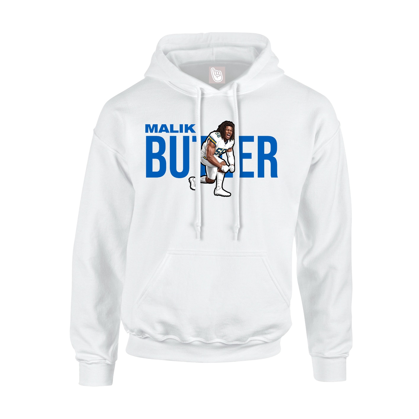 Hoodie — Player Name in White