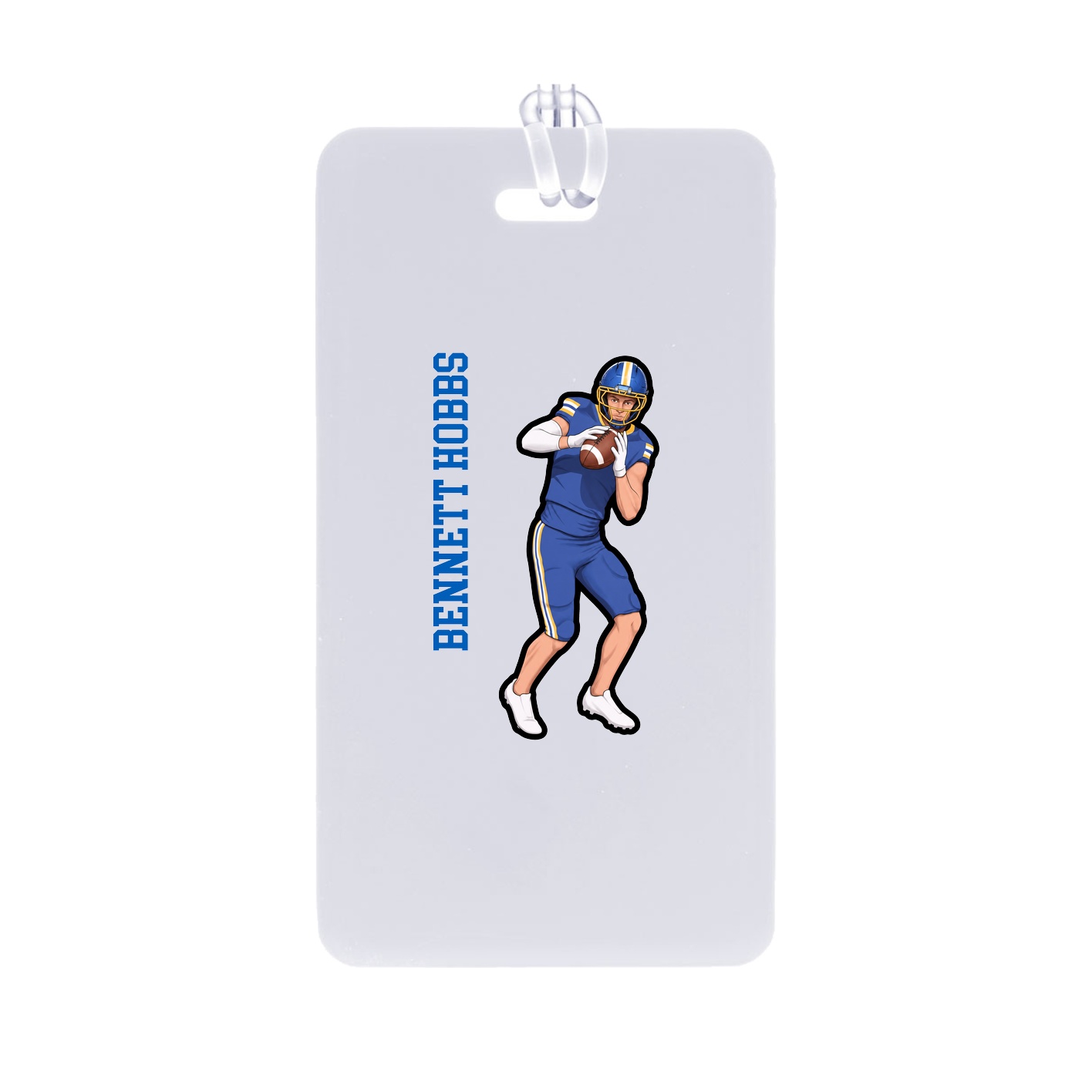 Bag Tag — Name Vertical in Classic