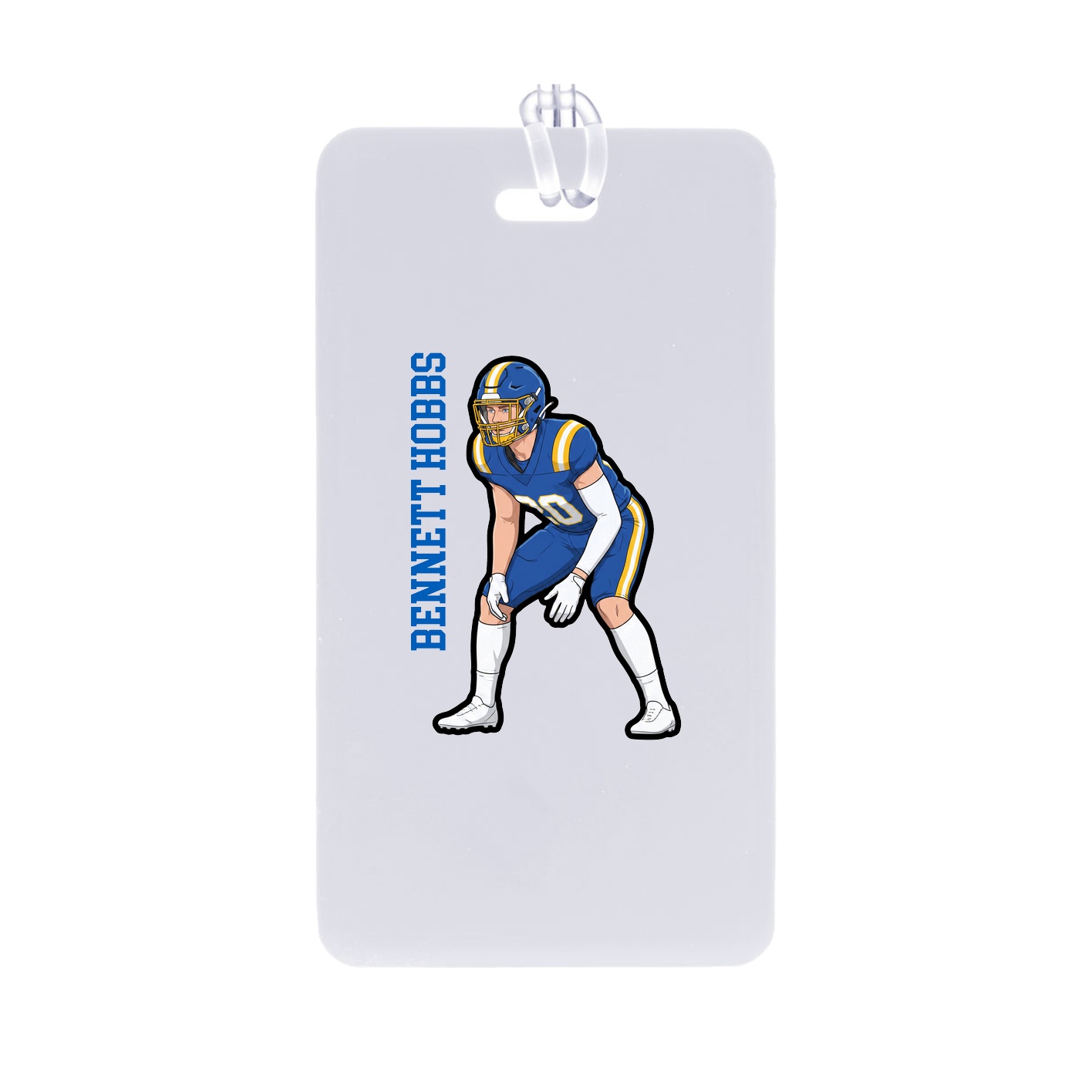 Bag Tag — Name Vertical in Classic