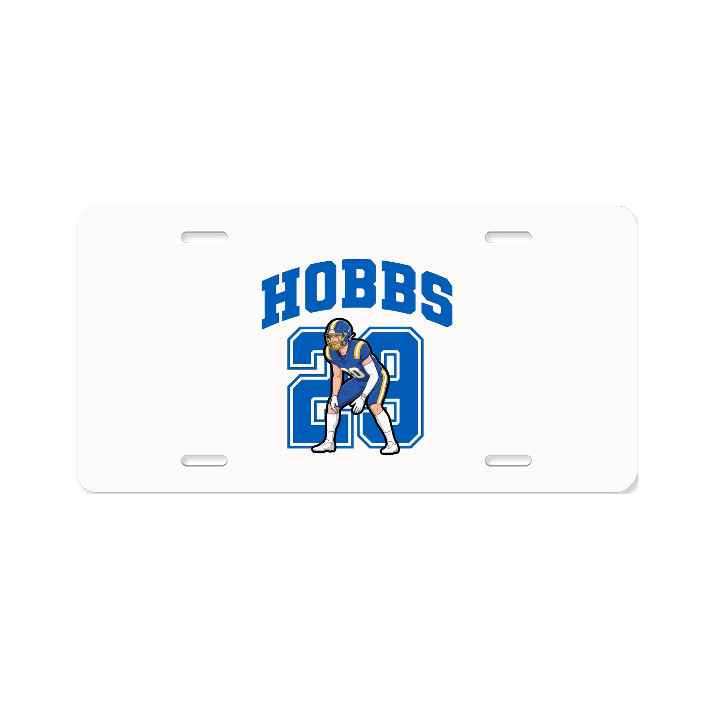 License Plate — Number in Classic
