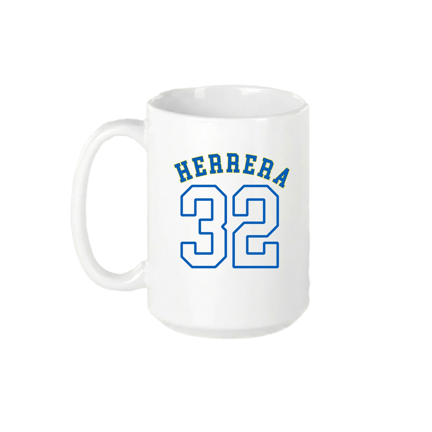 15oz Coffee Mug — Shirsey Arch in White