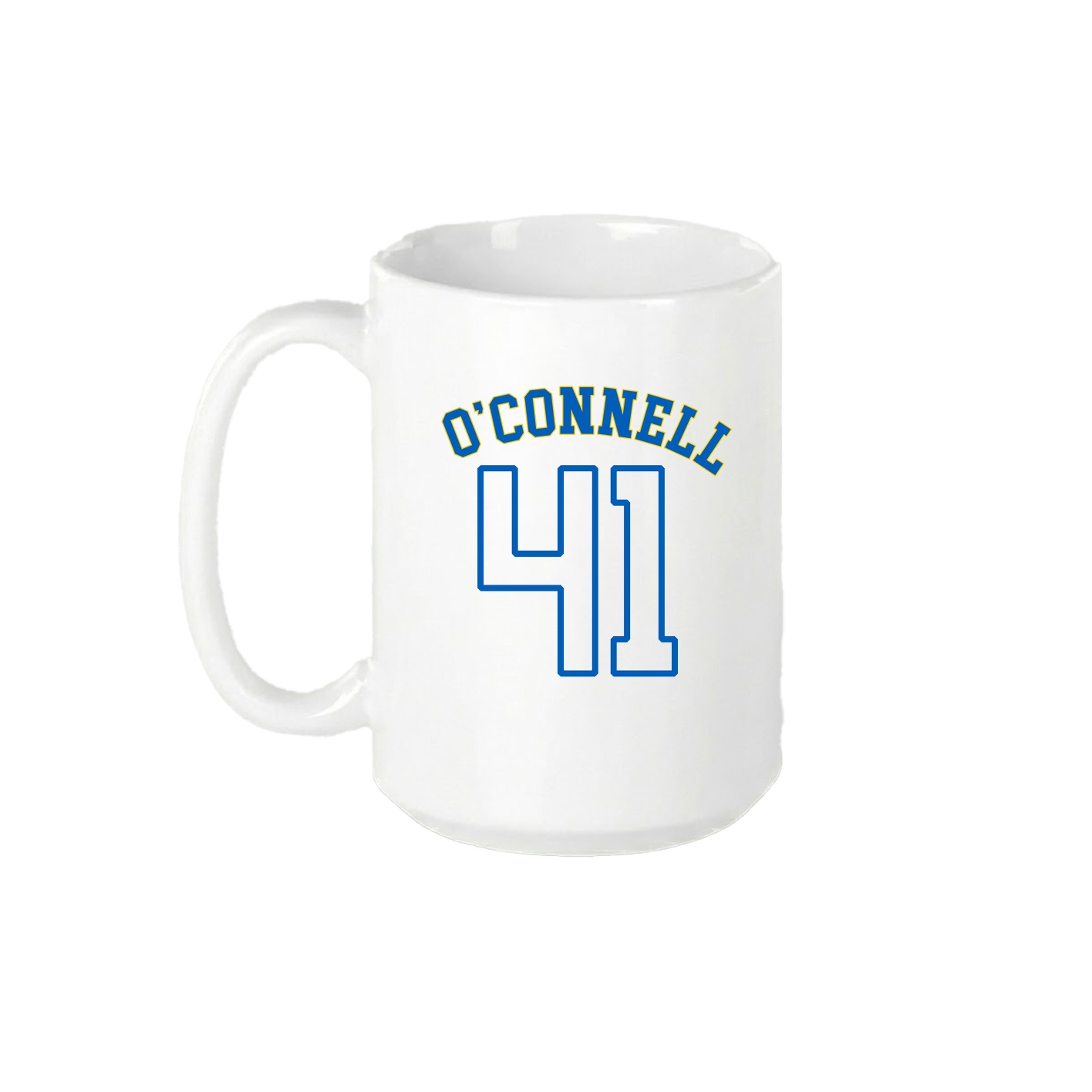 15oz Coffee Mug — Shirsey Arch in White