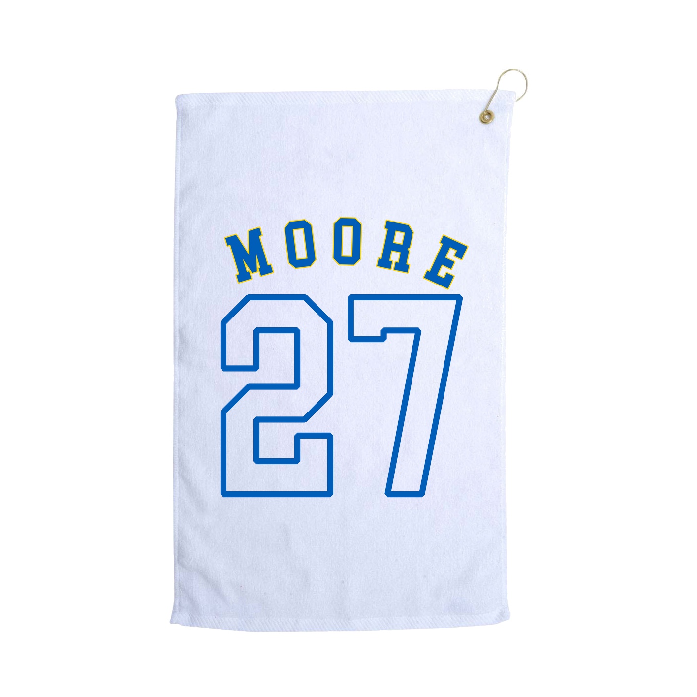 Golf Towel — Shirsey Arch in White