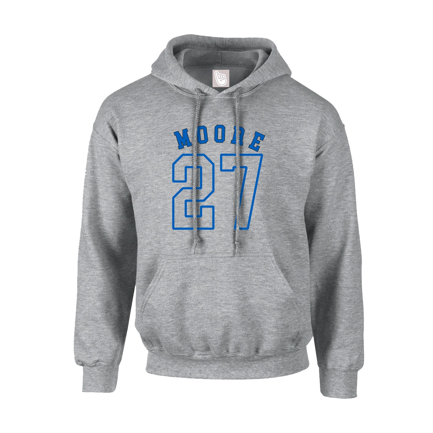 Youth Hoodie — Shirsey Arch in Grey