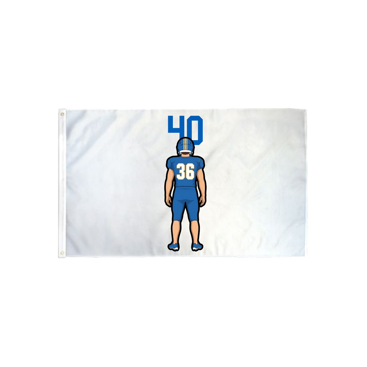 3x5 Flag — Number Top in Classic