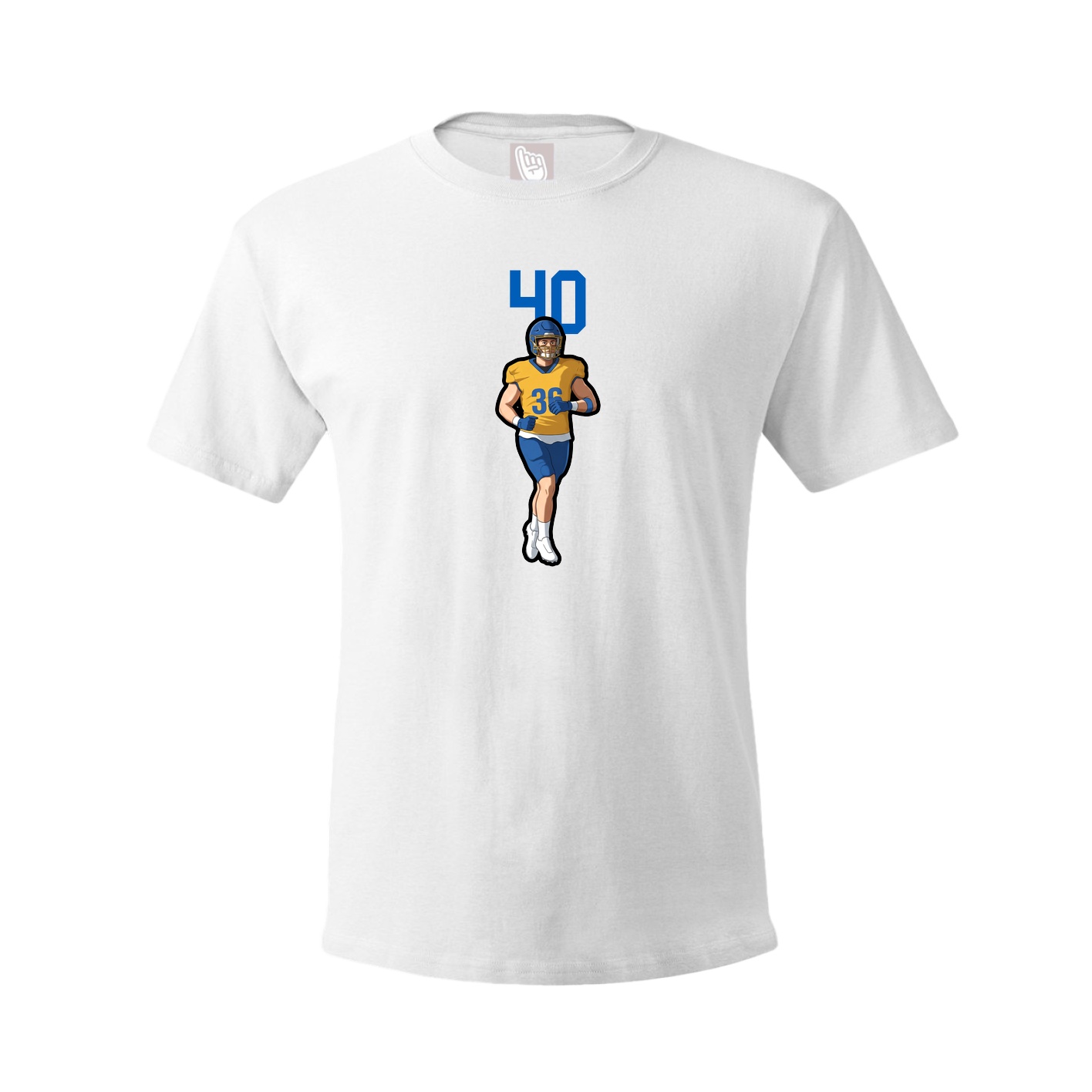 Tee — Number Top in White