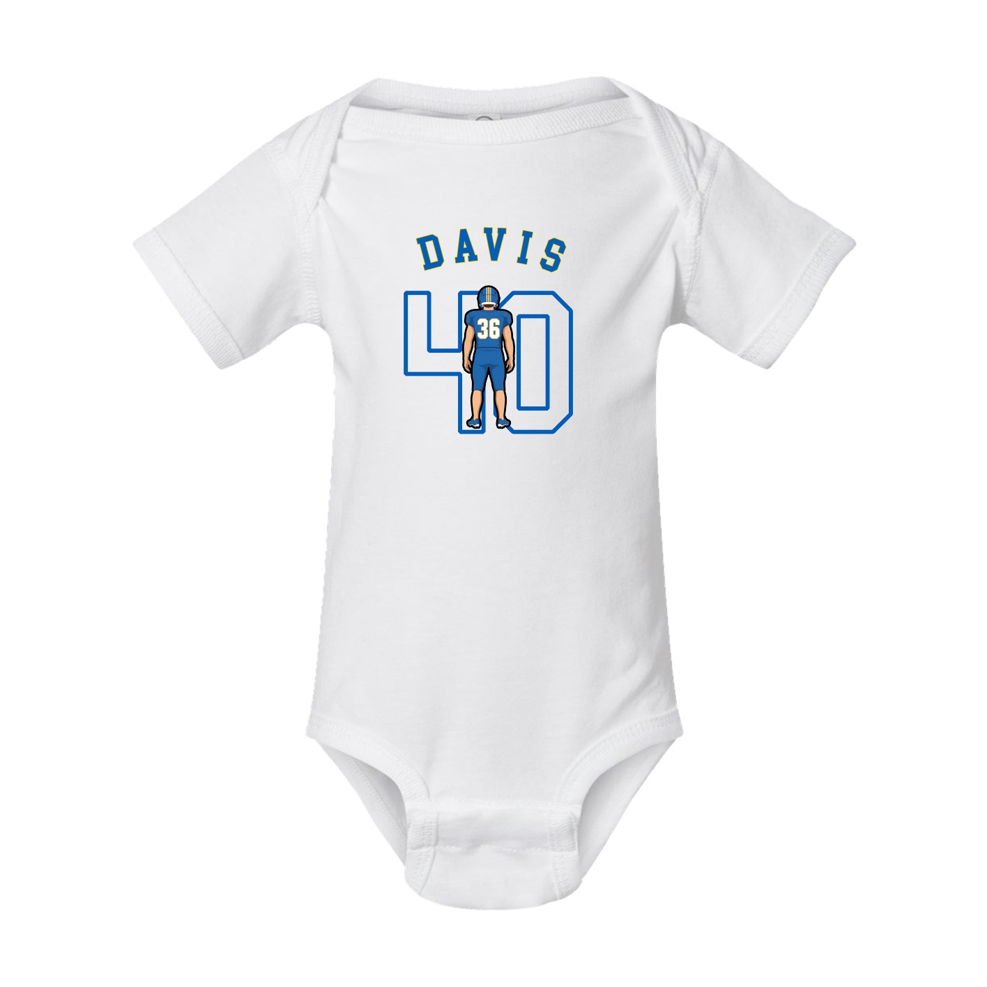 Baby Onesie — Shirsey Arch in White