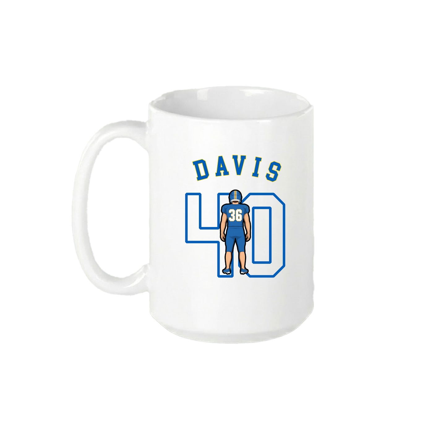 15oz Coffee Mug — Shirsey Arch in White