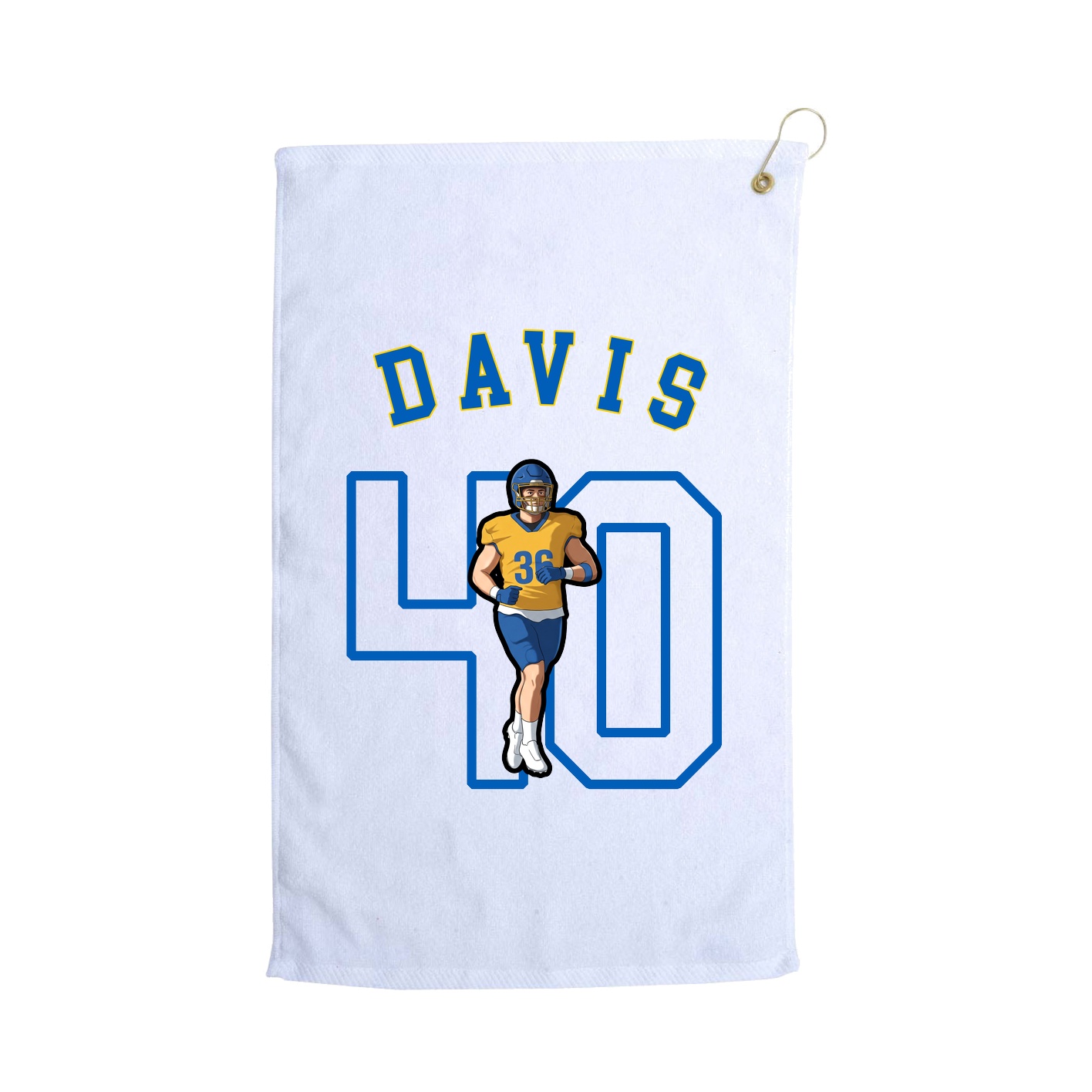 Golf Towel — Shirsey Arch in White
