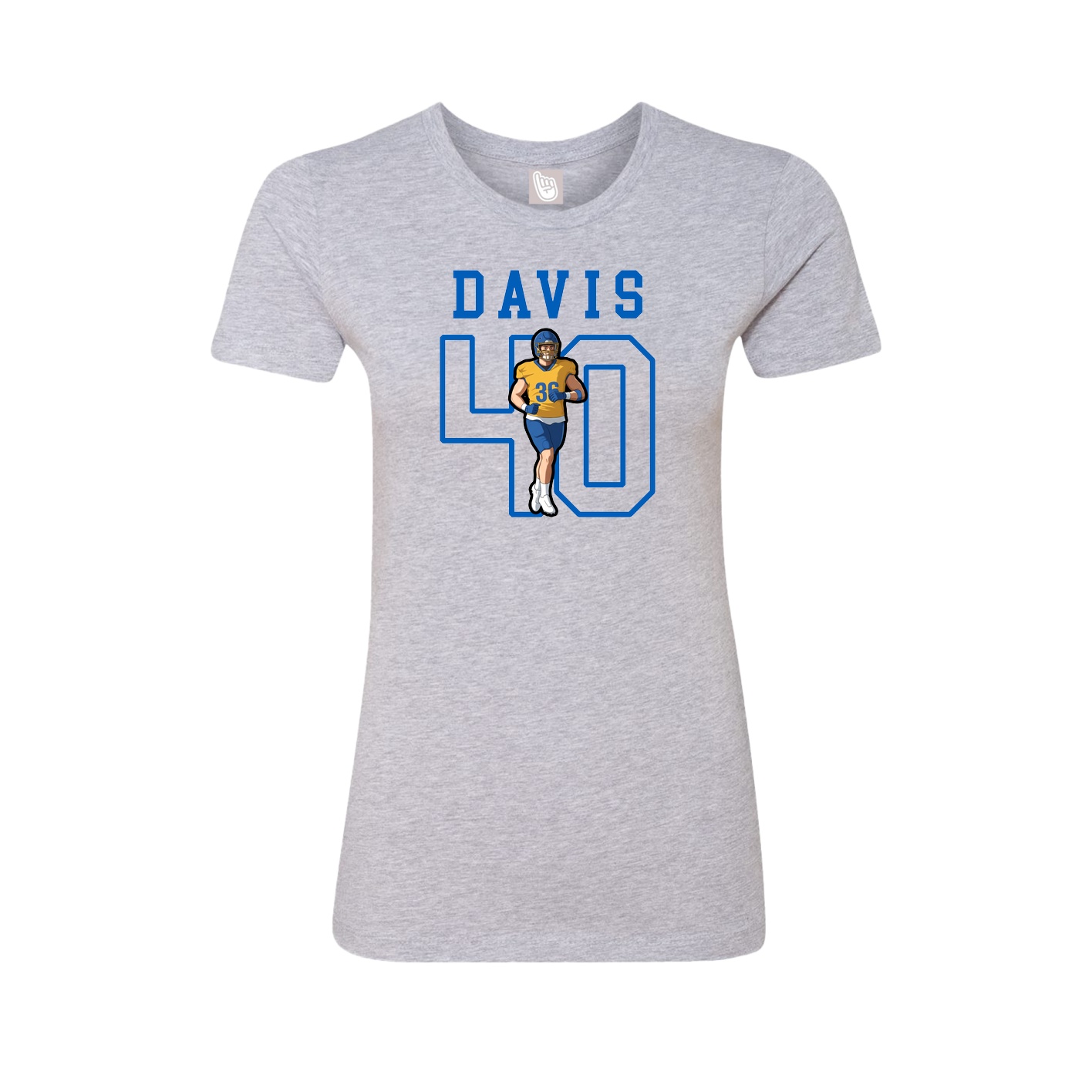 Fitted Women's Tee — Shirsey in Grey