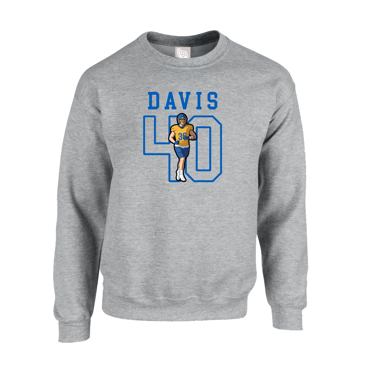 Fleece Crew — Shirsey in Grey
