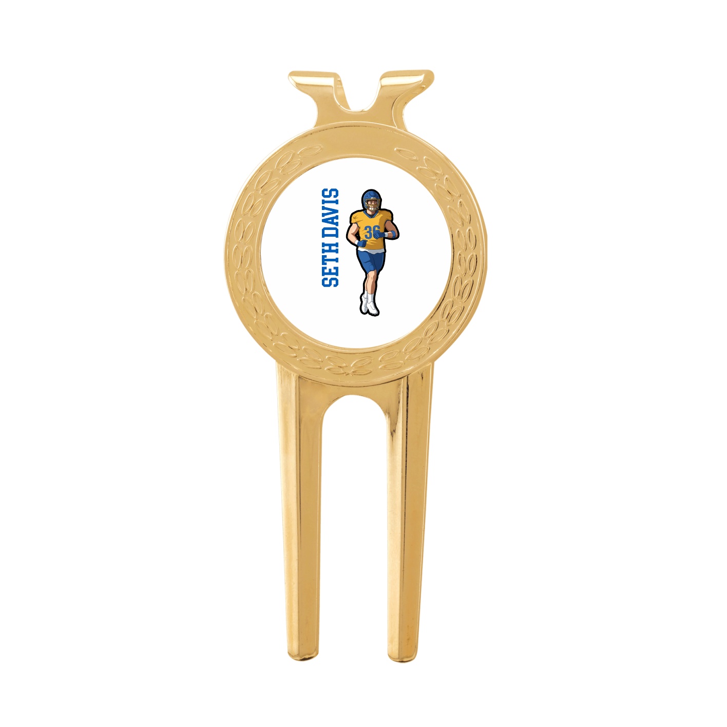 Divot Tool with Ball Marker — Name Vertical in Classic