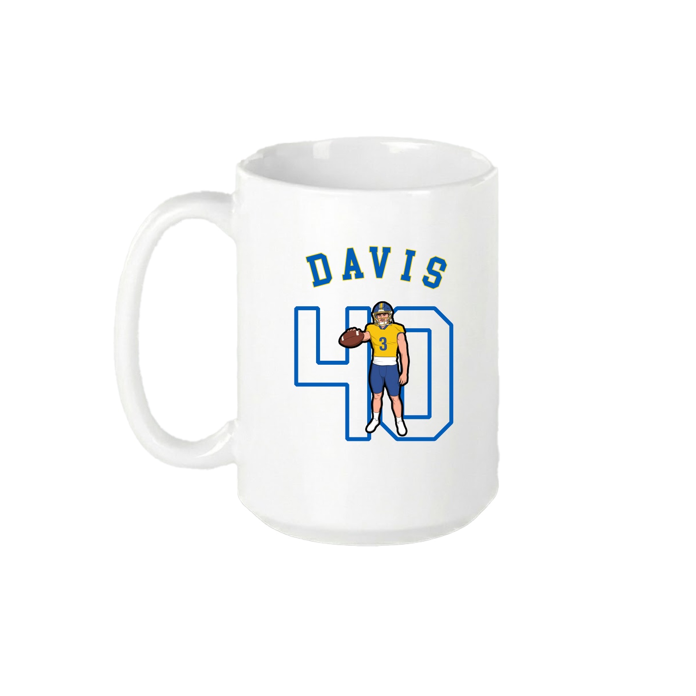 15oz Coffee Mug — Shirsey Arch in White