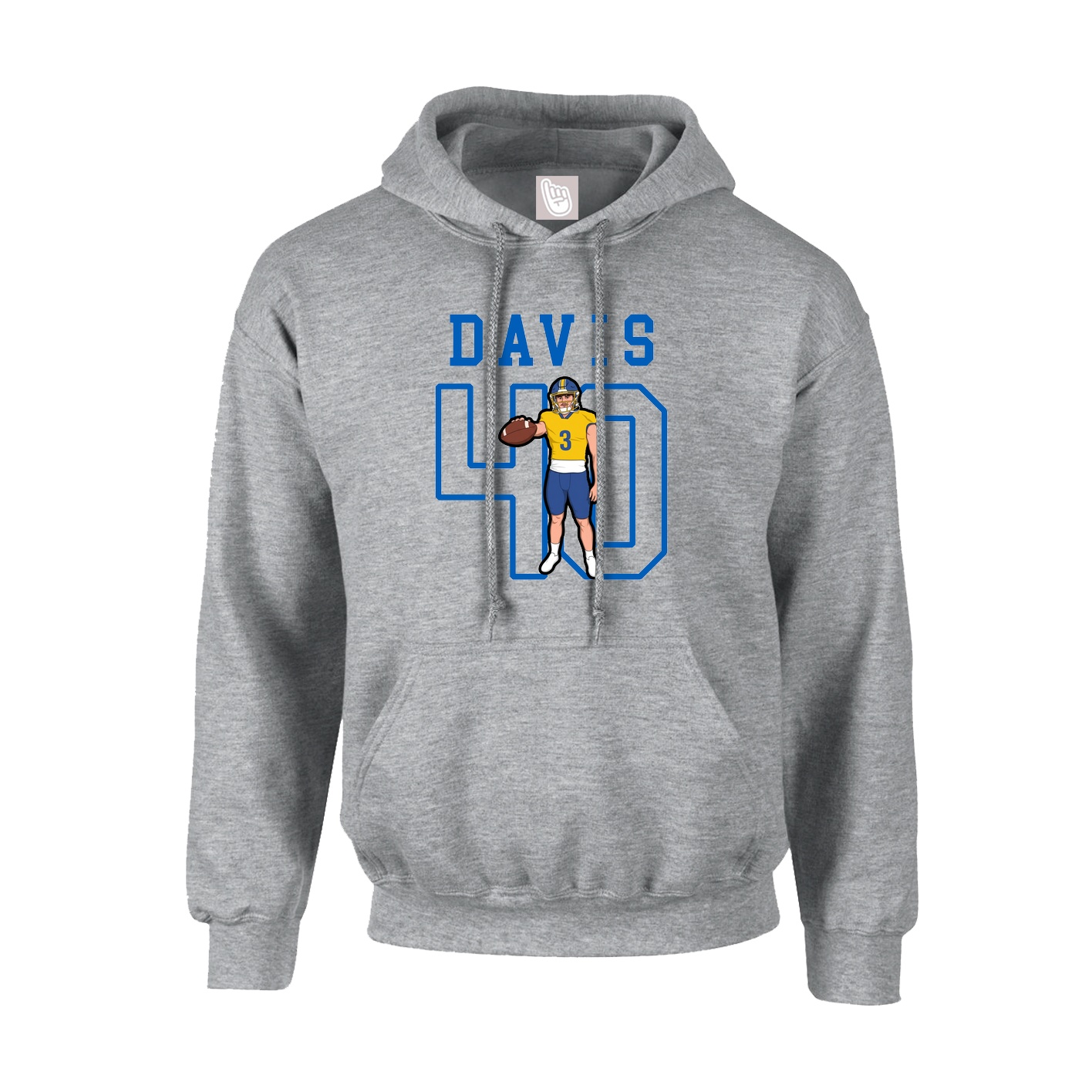 Hoodie — Shirsey in Grey