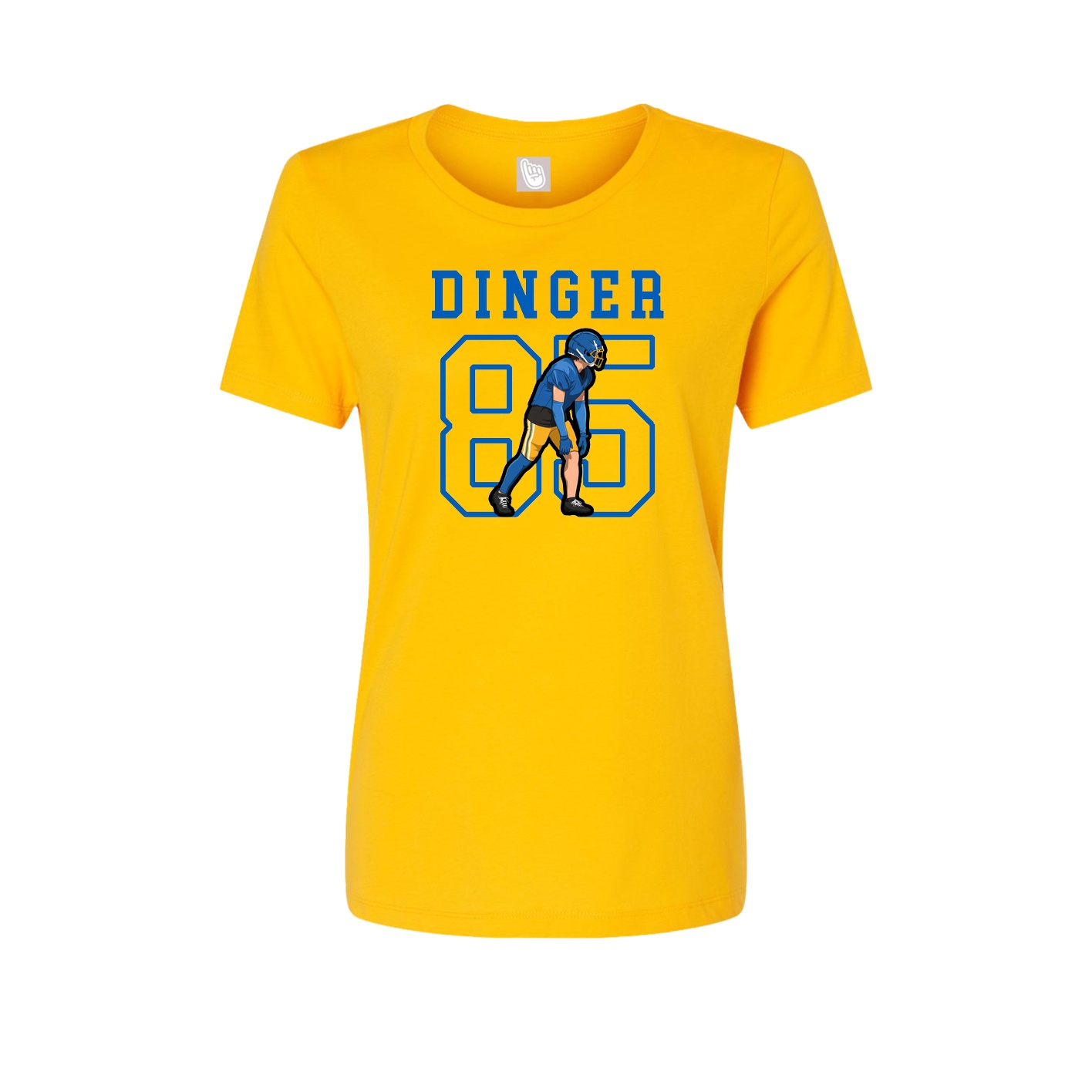 Fitted Women's Tee — Shirsey in Gold
