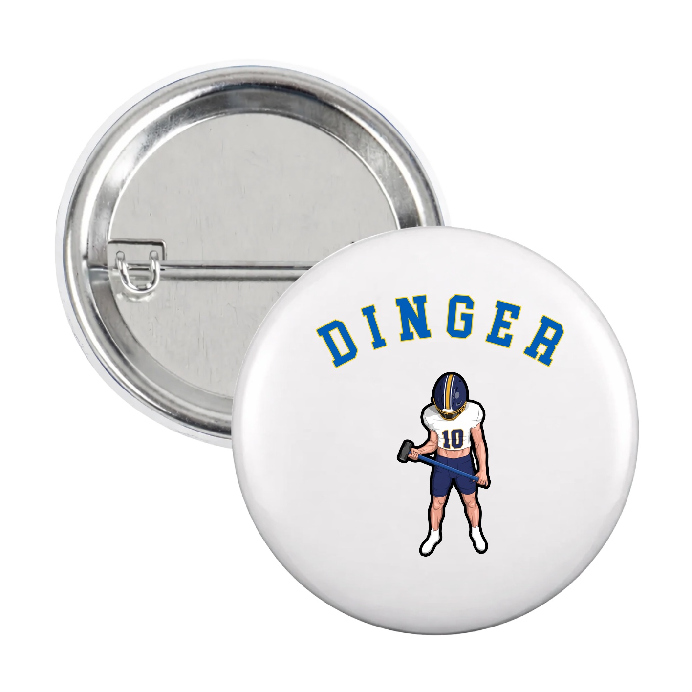 Game Day Button — Shirsey Arch in White